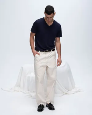 black friday Men's Slub Jersey V-Neck Tee - Midnight