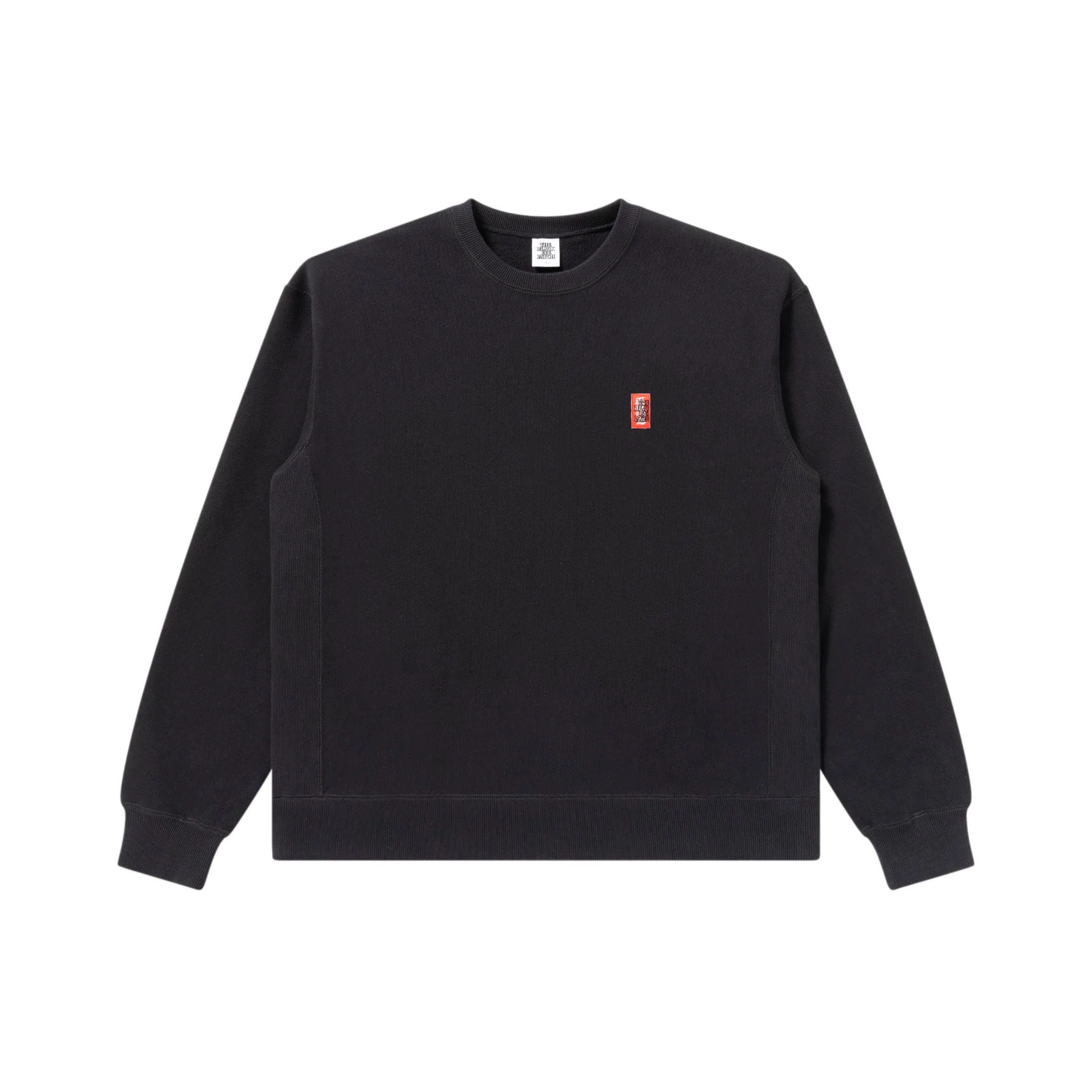 SMALL HWC CREW SWEAT BLACK Sustainable wedding guest wear