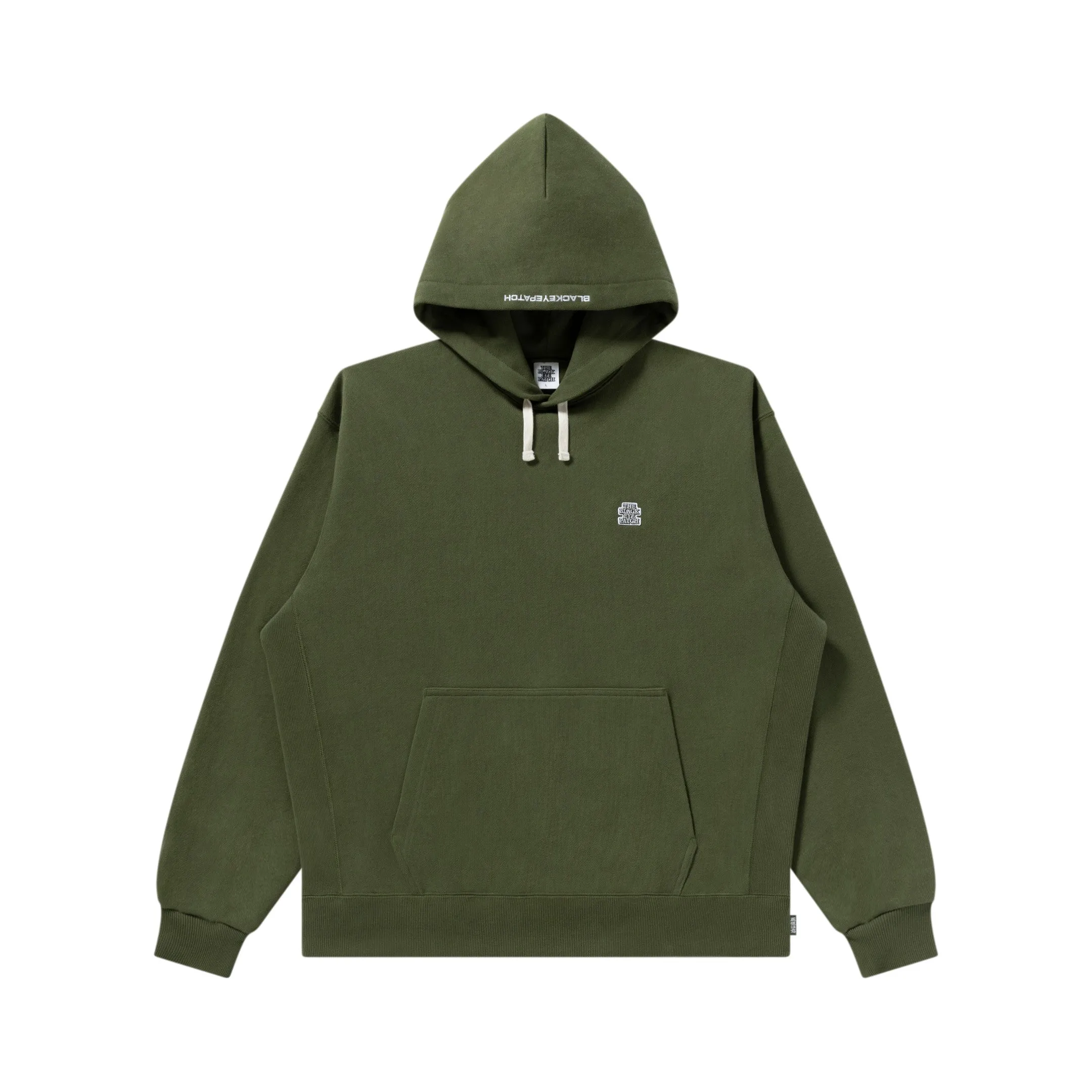 V-Neck SMALL OG LABEL HEAVYWEIGHT HOODIE OLIVE