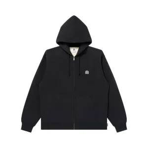 SMALL OG THERMAL ZIP HOODIE BLACK hypoallergenic
