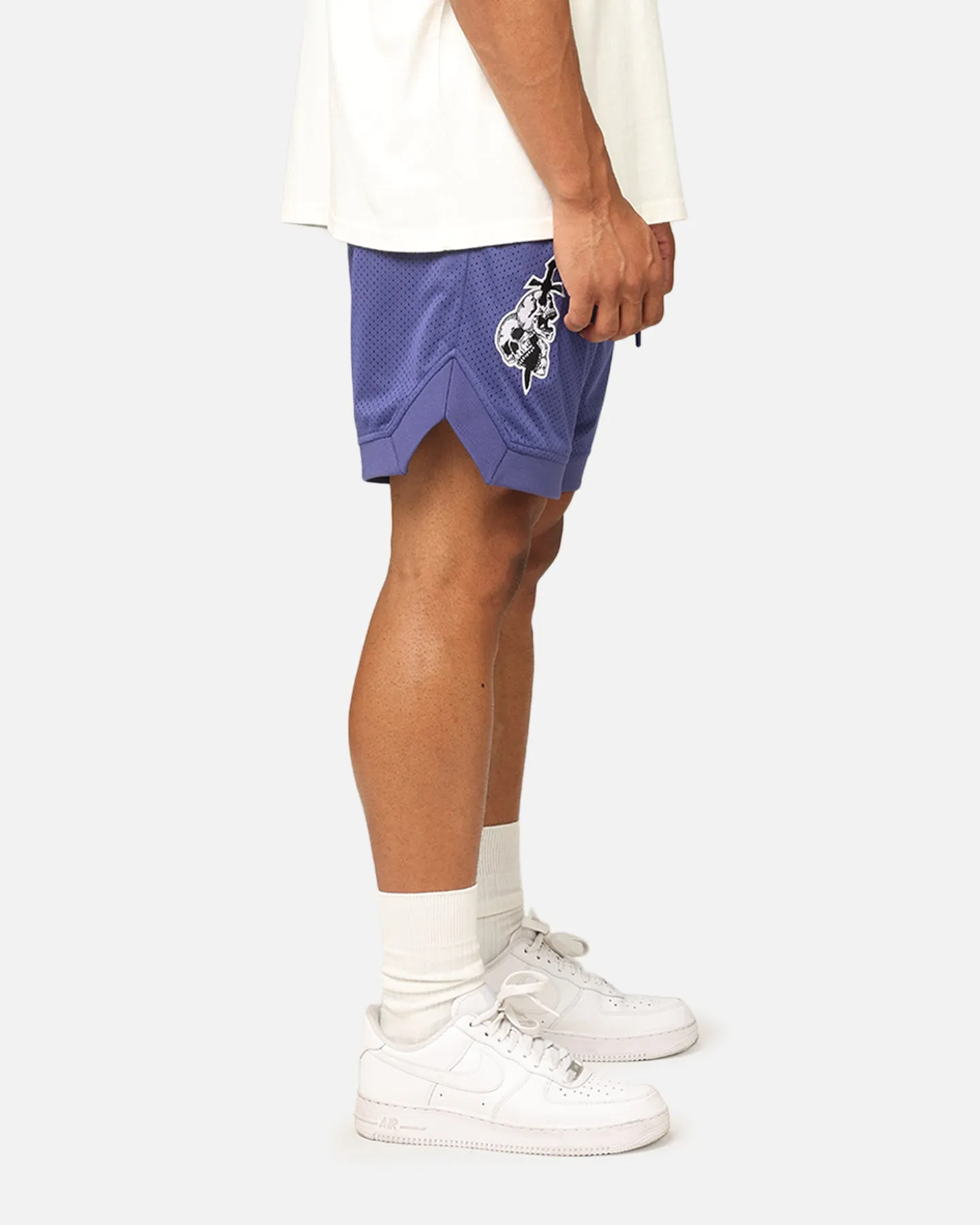 Quick Flex Saint Morta La Rambla Basketball Shorts Purple