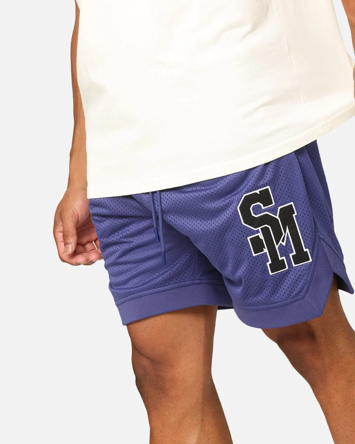 Saint Morta La Rambla Basketball Shorts Purple Ultra Lightweight Build Convertible Length