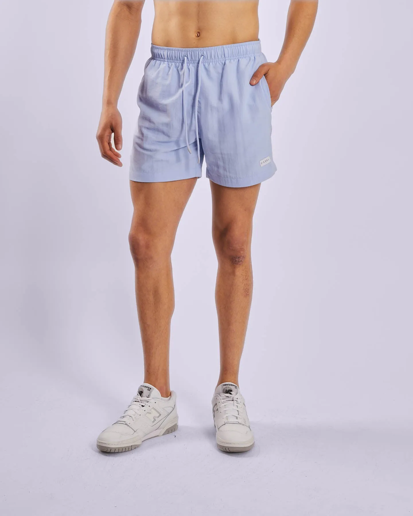 Nylon Material Active Ready Pierce Swim Short Nimbus Blue