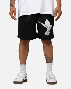 Sworn To Us Motion Mesh Shorts Black Fun Design RipstopMaterial