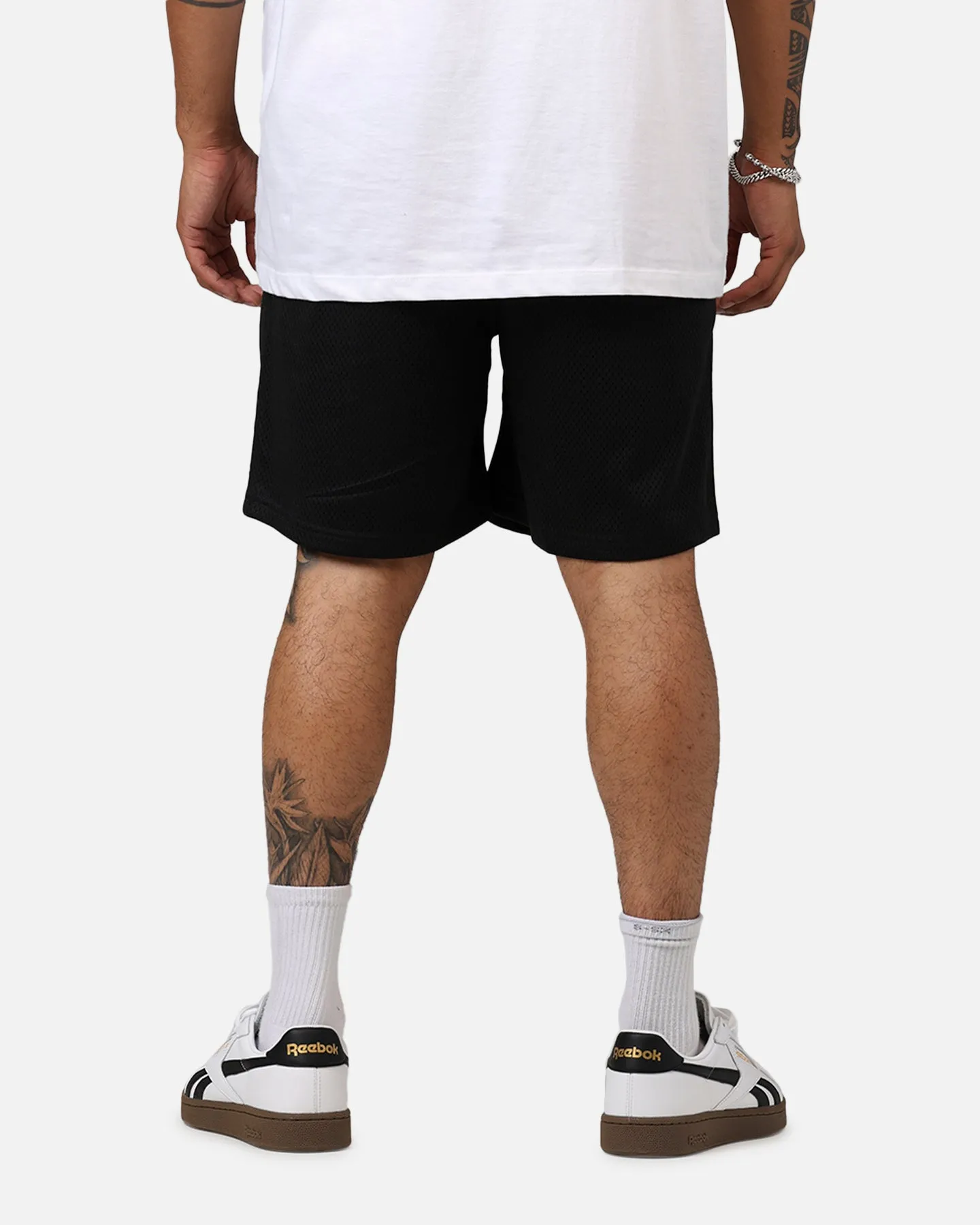 Wrinkle resistant fabric Sworn To Us Motion Mesh Shorts Black