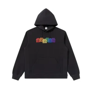 RAINBOW OG LABELS HOODIE BLACK product gemstone luxury Holiday Wear