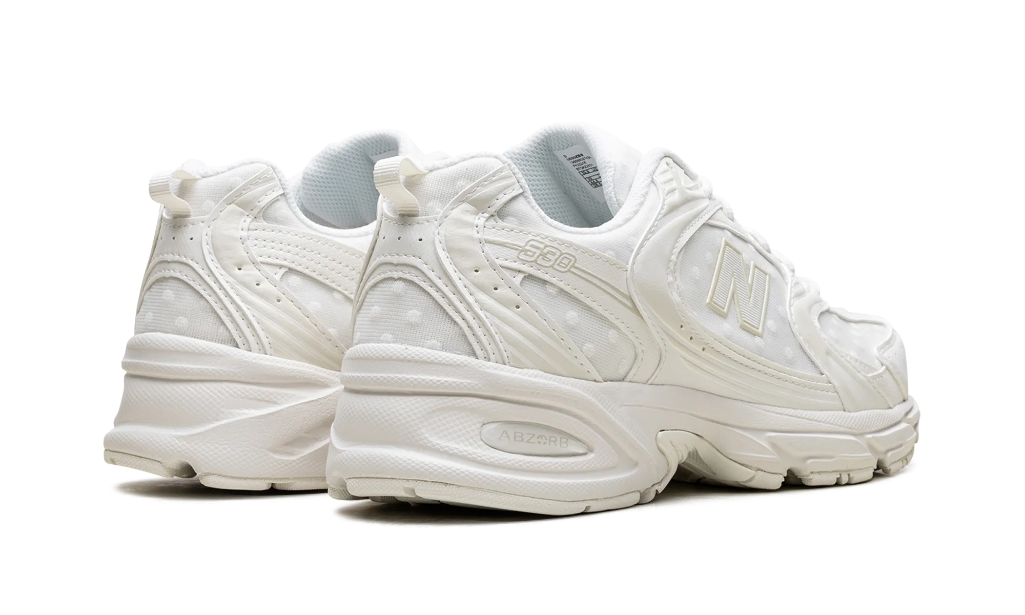 530 "Silver Metallic Polka Dots" Contoured Foot Shape