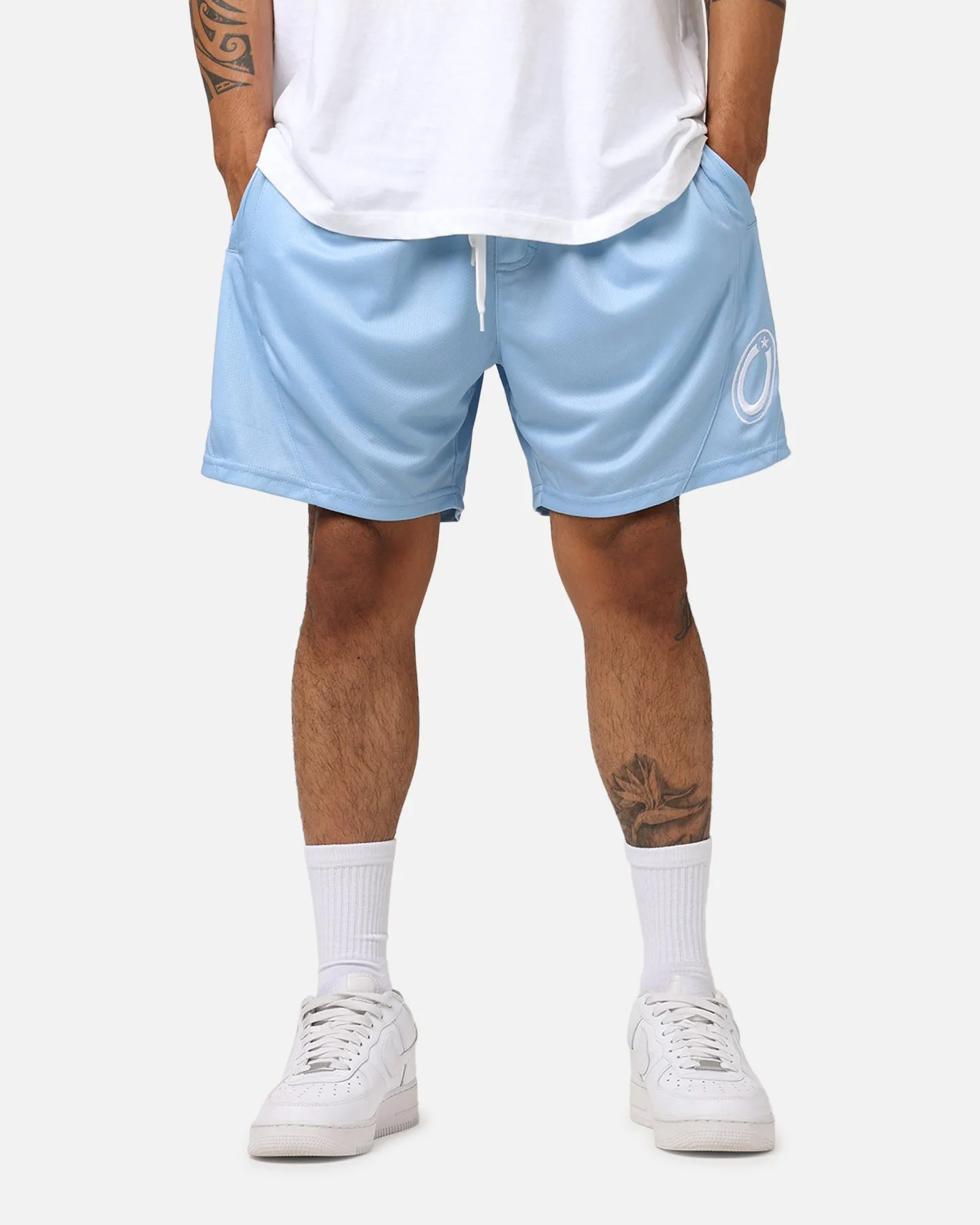Carr?? C-Star Mesh Basketball Shorts Light Blue HypoallergenicLining
