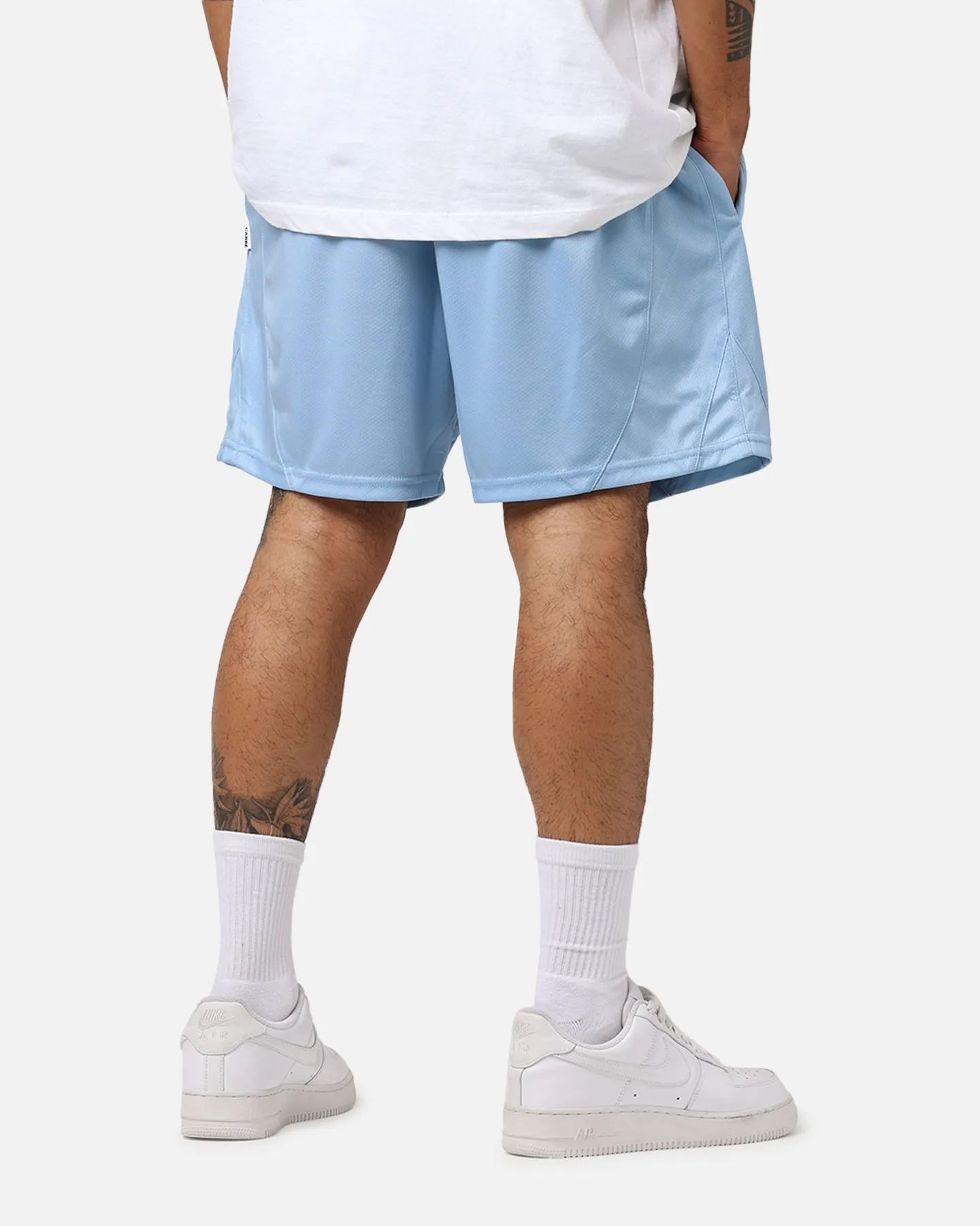 Carr?? C-Star Mesh Basketball Shorts Light Blue Beach Vibes