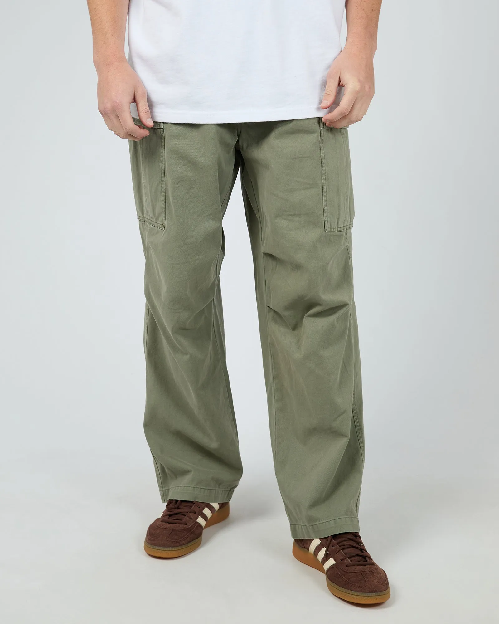 EcoFriendlyBlend Comfortable Fabric Cargo Pant Khaki