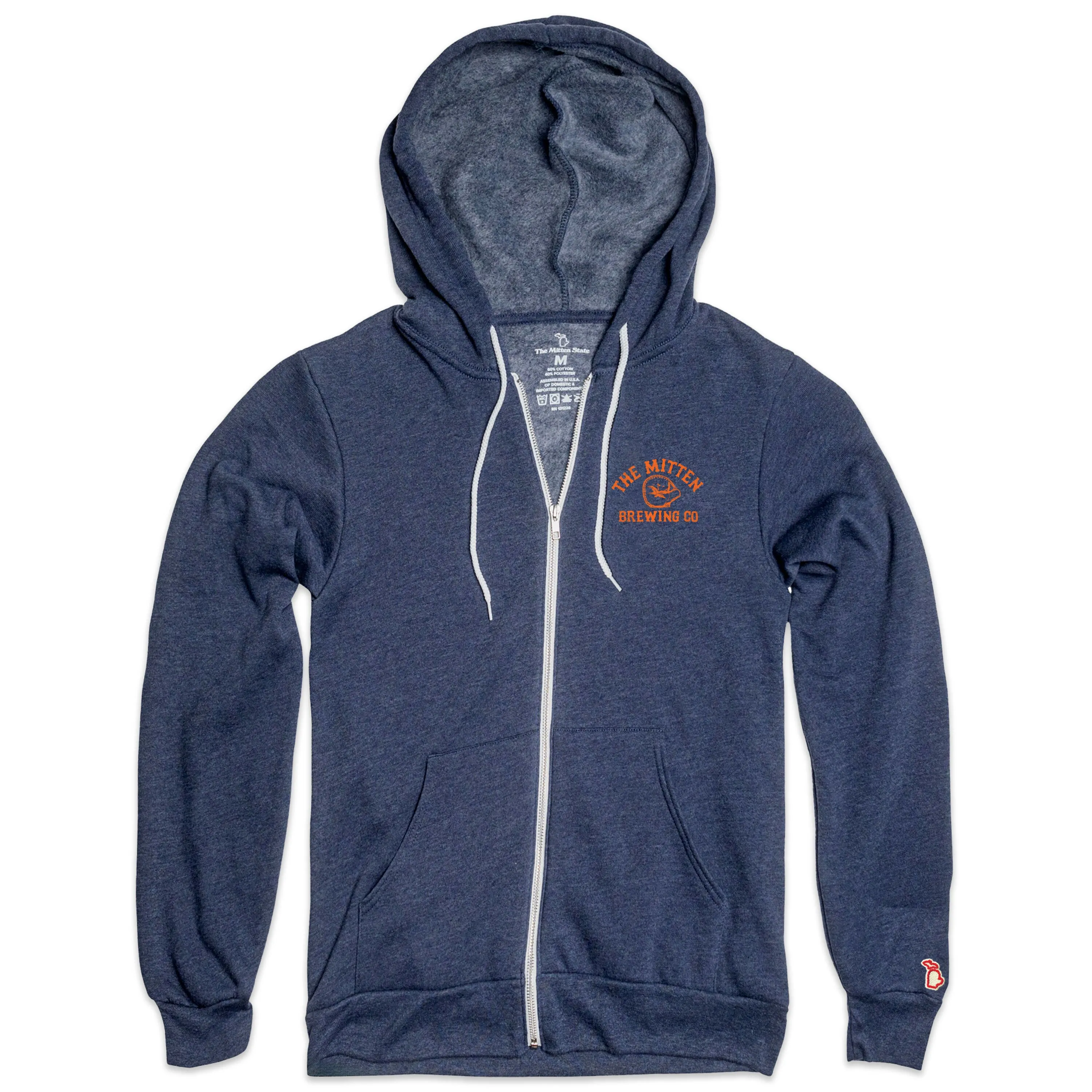 MITTEN BREWING CO LC ALL SEASON ZIP-UP (UNISEX) Slim Silhouette product delivery