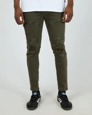 Premium Look Soho Jean Trashed Khaki