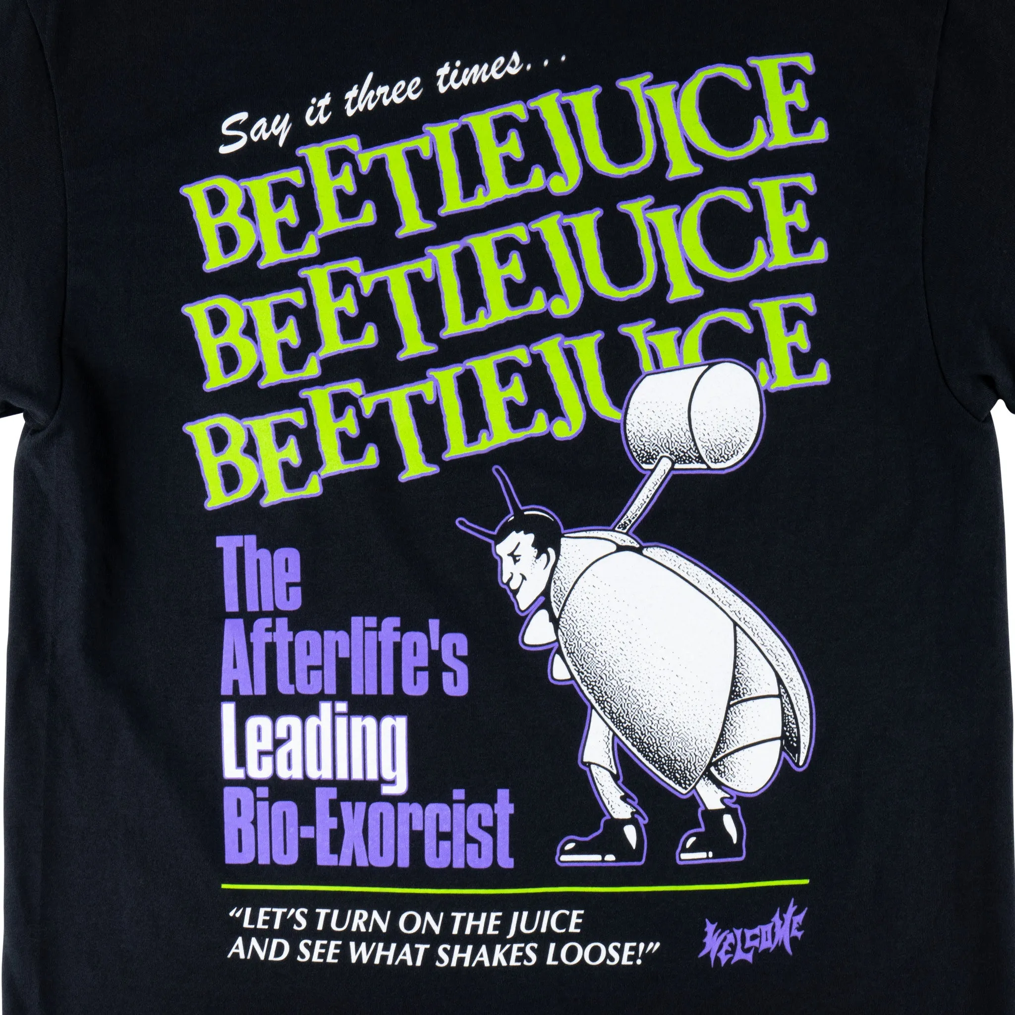 BEETLEJUICE x Welcome - Bio-Exorcist Tee UPF Rated Fabric