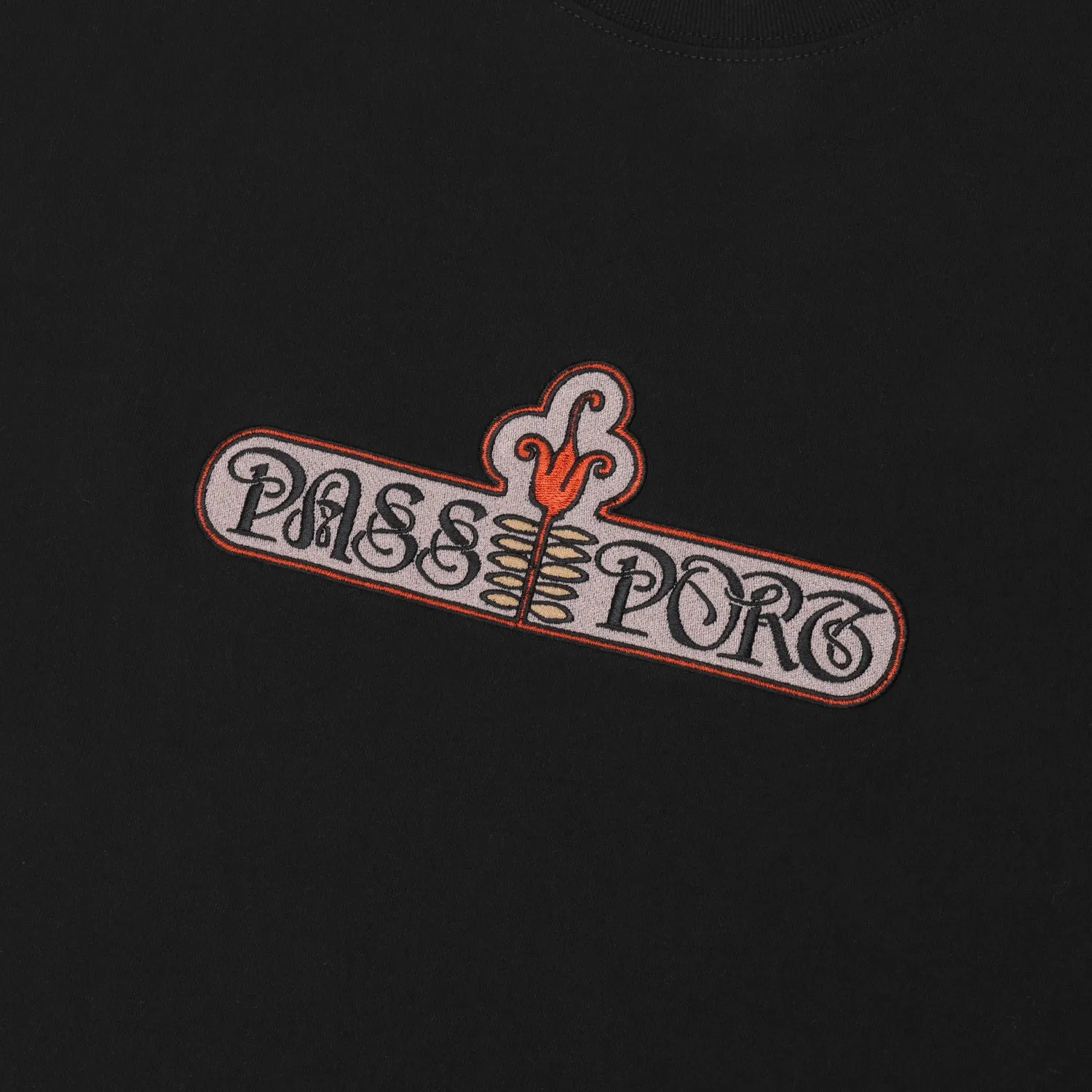 All Day Comfort Pass~Port Gardenia Tee - Black