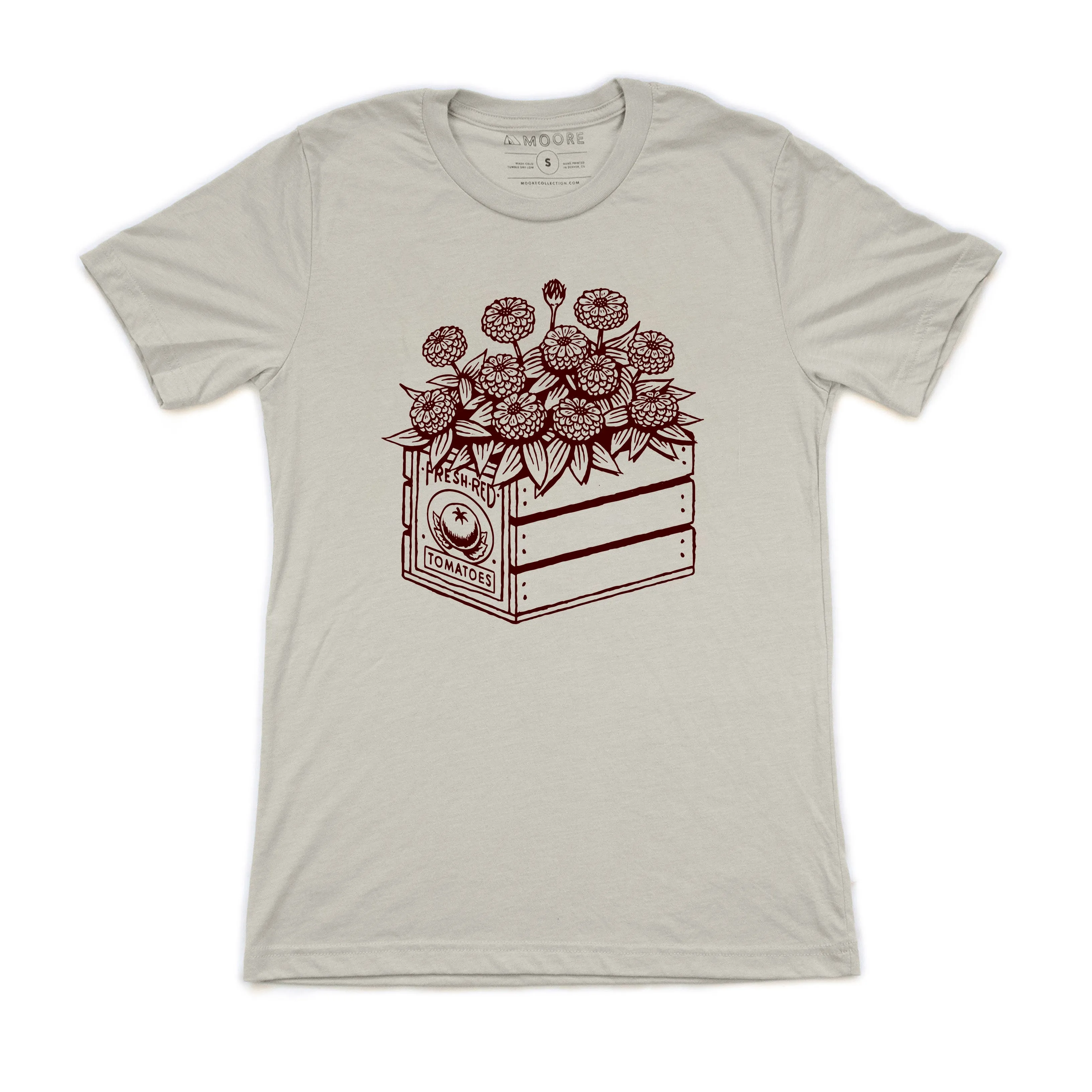 Flower Crate Tee-Dust Fit Flex Perfect Layer Wear