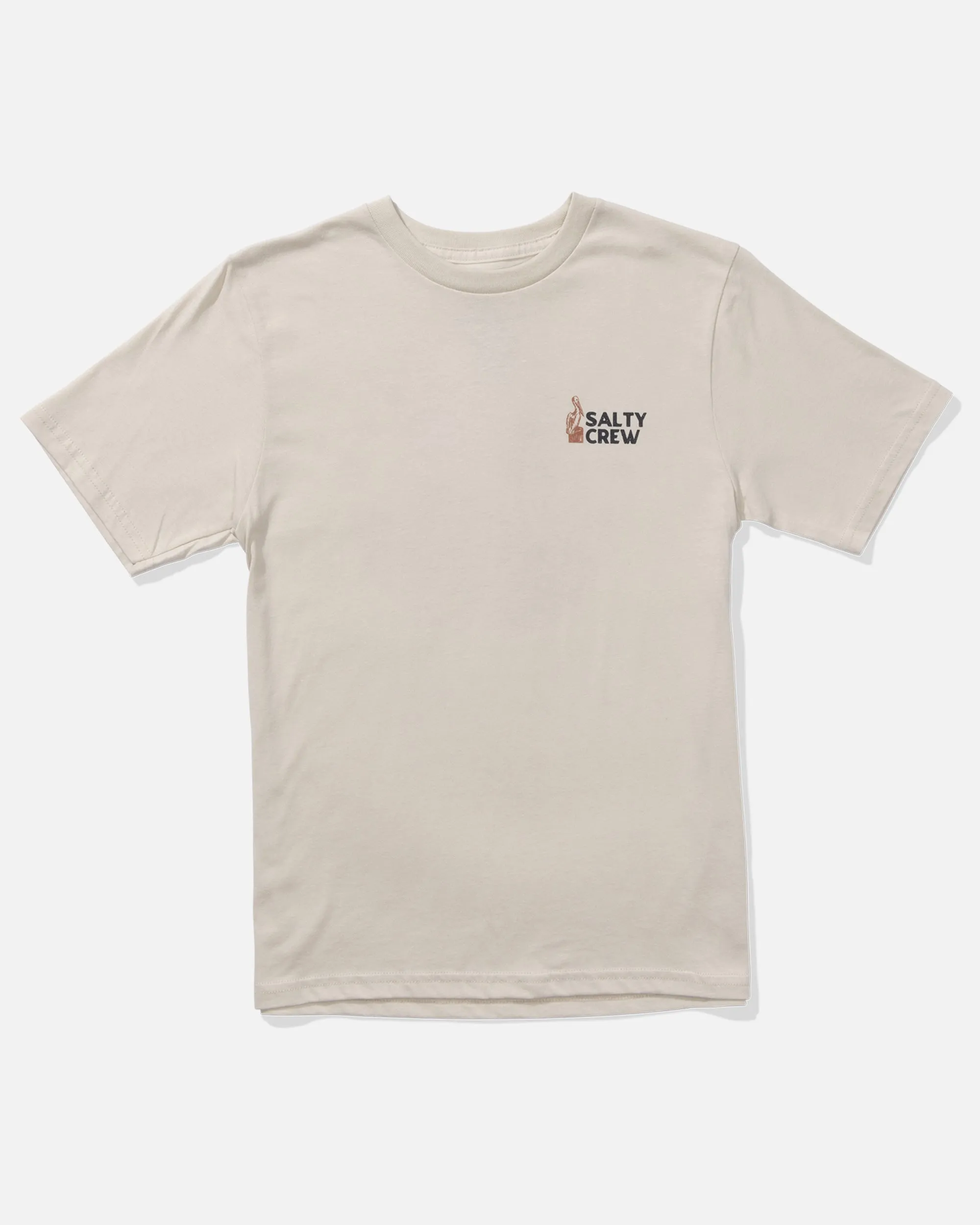 Oeko Tex Certified Basic Piece Stakeout Ss Tee - Moonbeam
