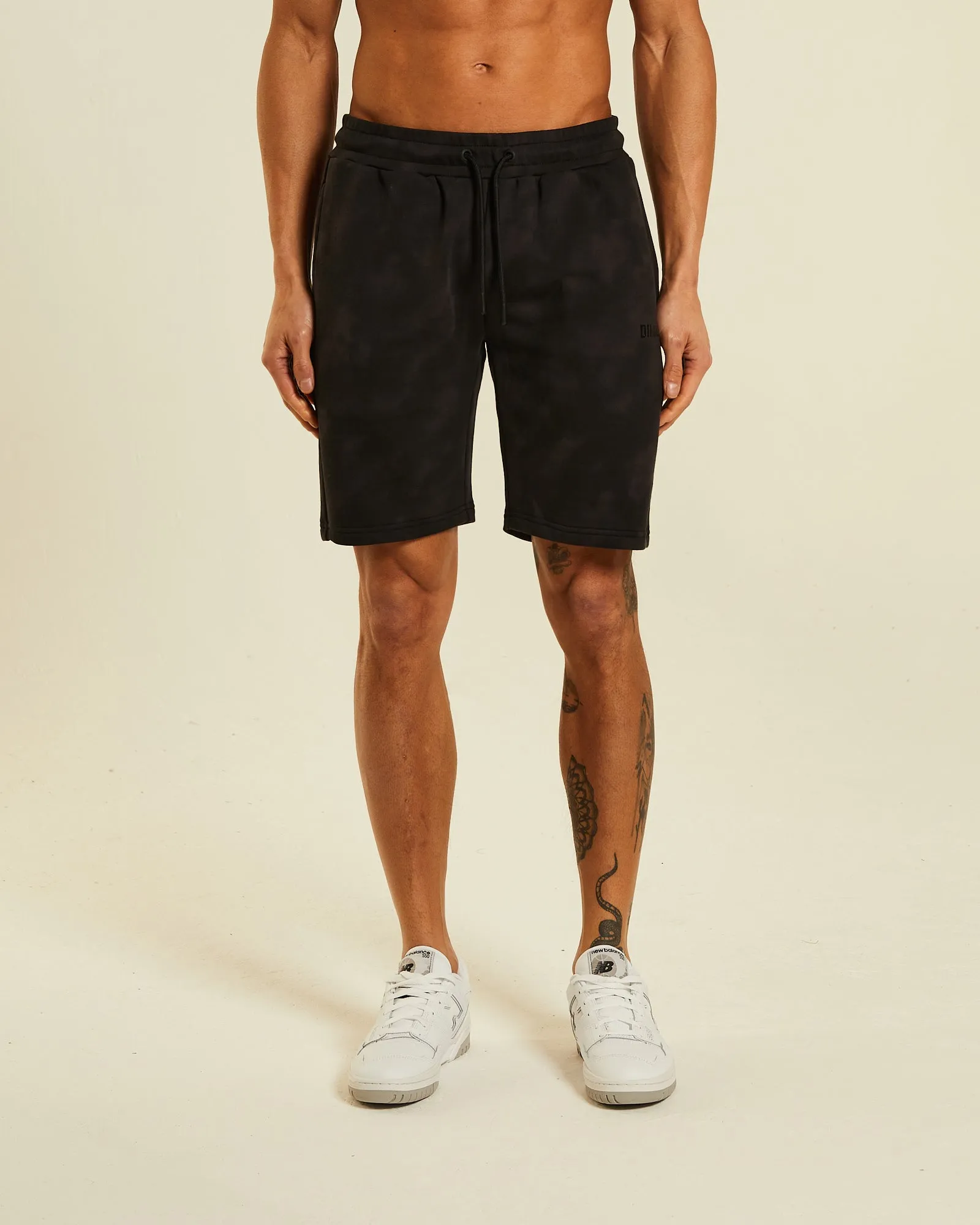Jubel Short Bleached Black Active Wear Fit
