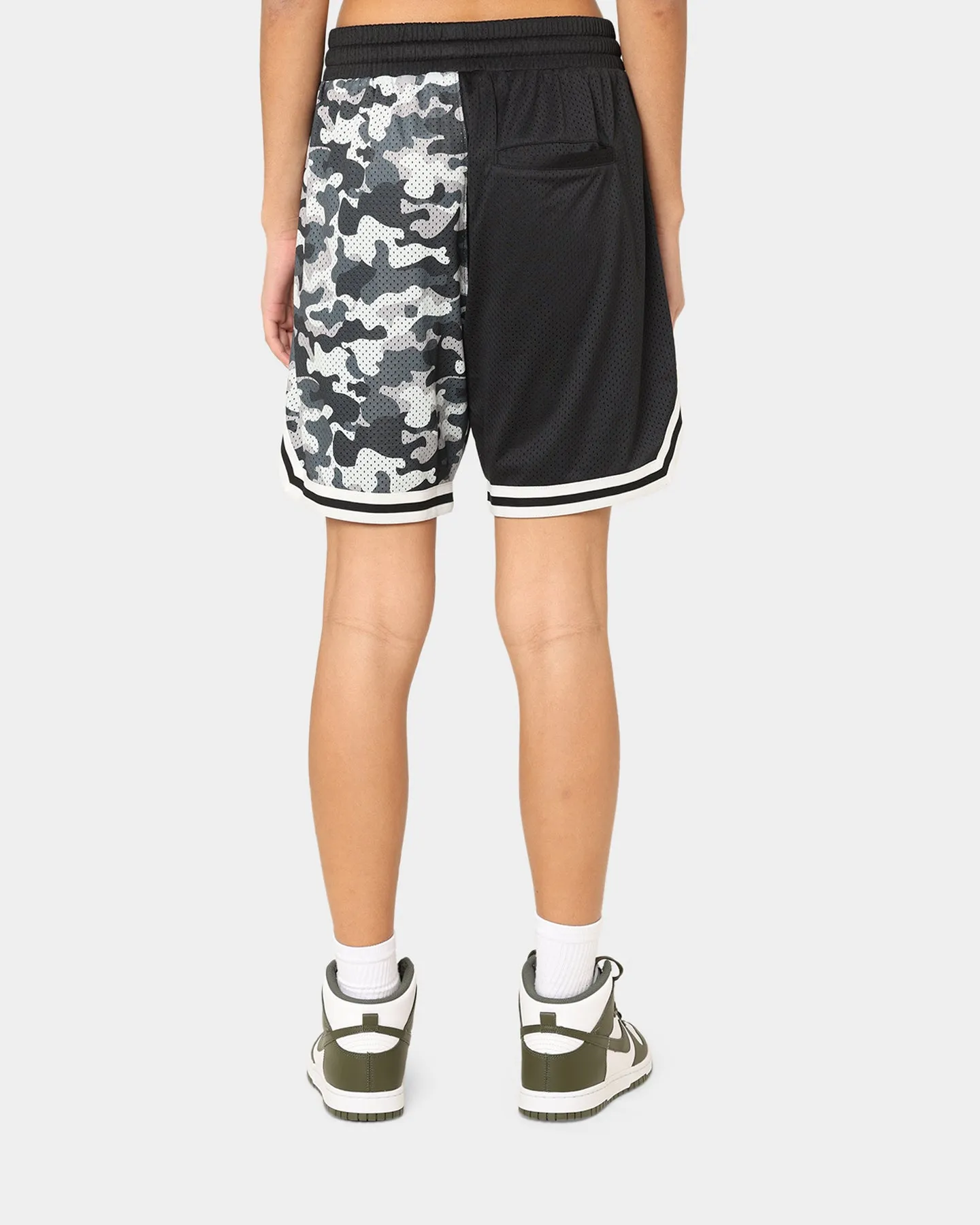 Breathable Layer Goat Crew Half Camo Shorts Black/Black