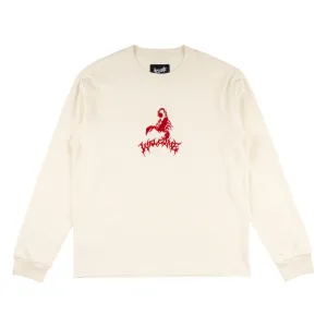 Stinger L/S Garment-Dyed Knit - Bone Chic and Cozy Bold Style