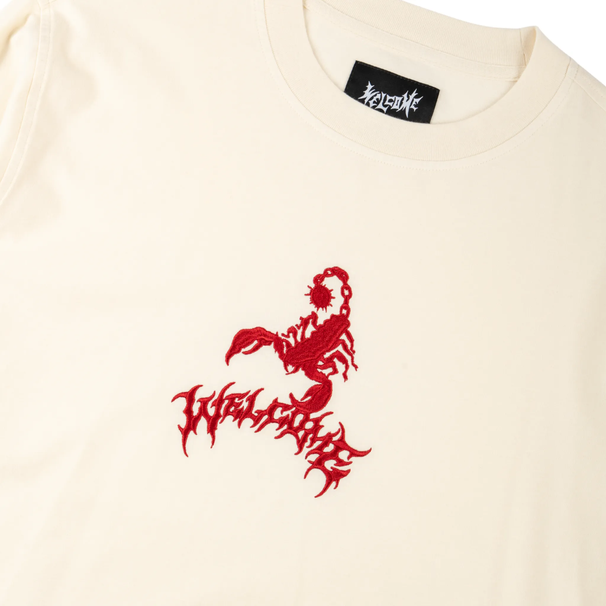 Layered Collar Structure Men's Stinger L/S Garment-Dyed Knit - Bone