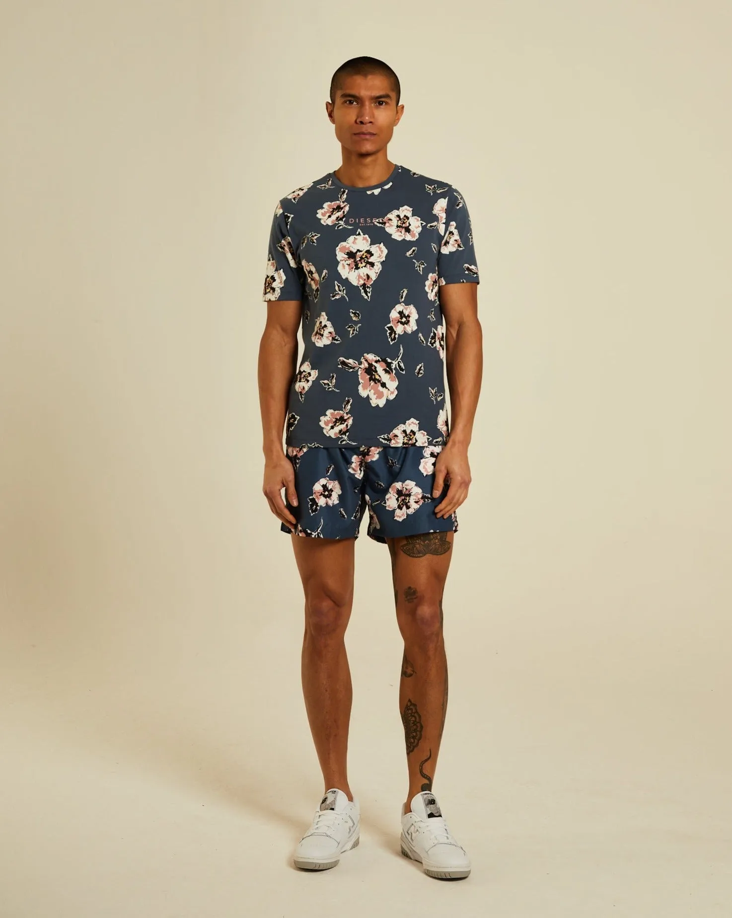 Fabio Tee Dusk Navy Relaxed Movement