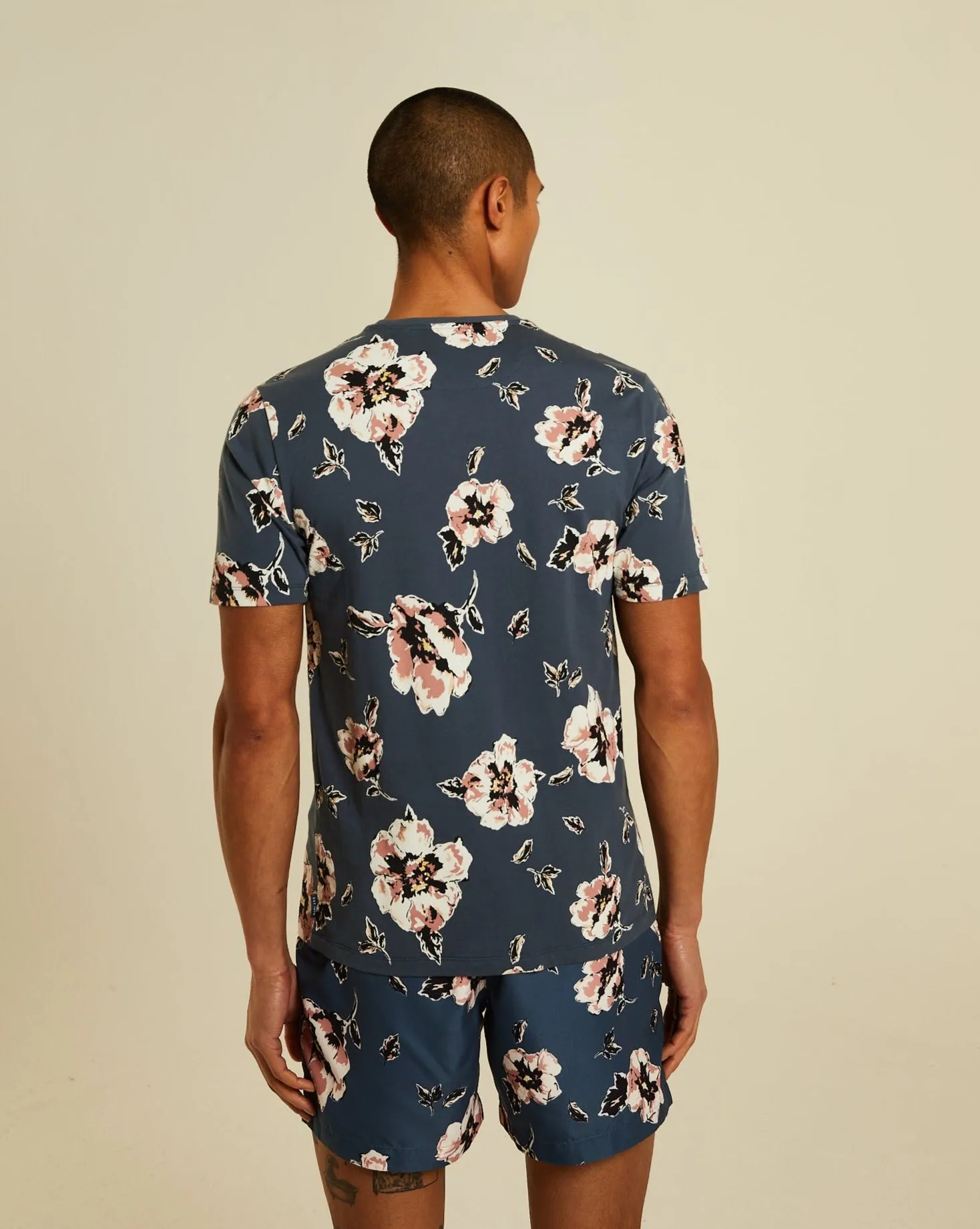 Informal charm Fabio Tee Dusk Navy