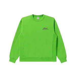 SUPERBIKE LOGO CREW SWEAT LIGHT GREEN Striped