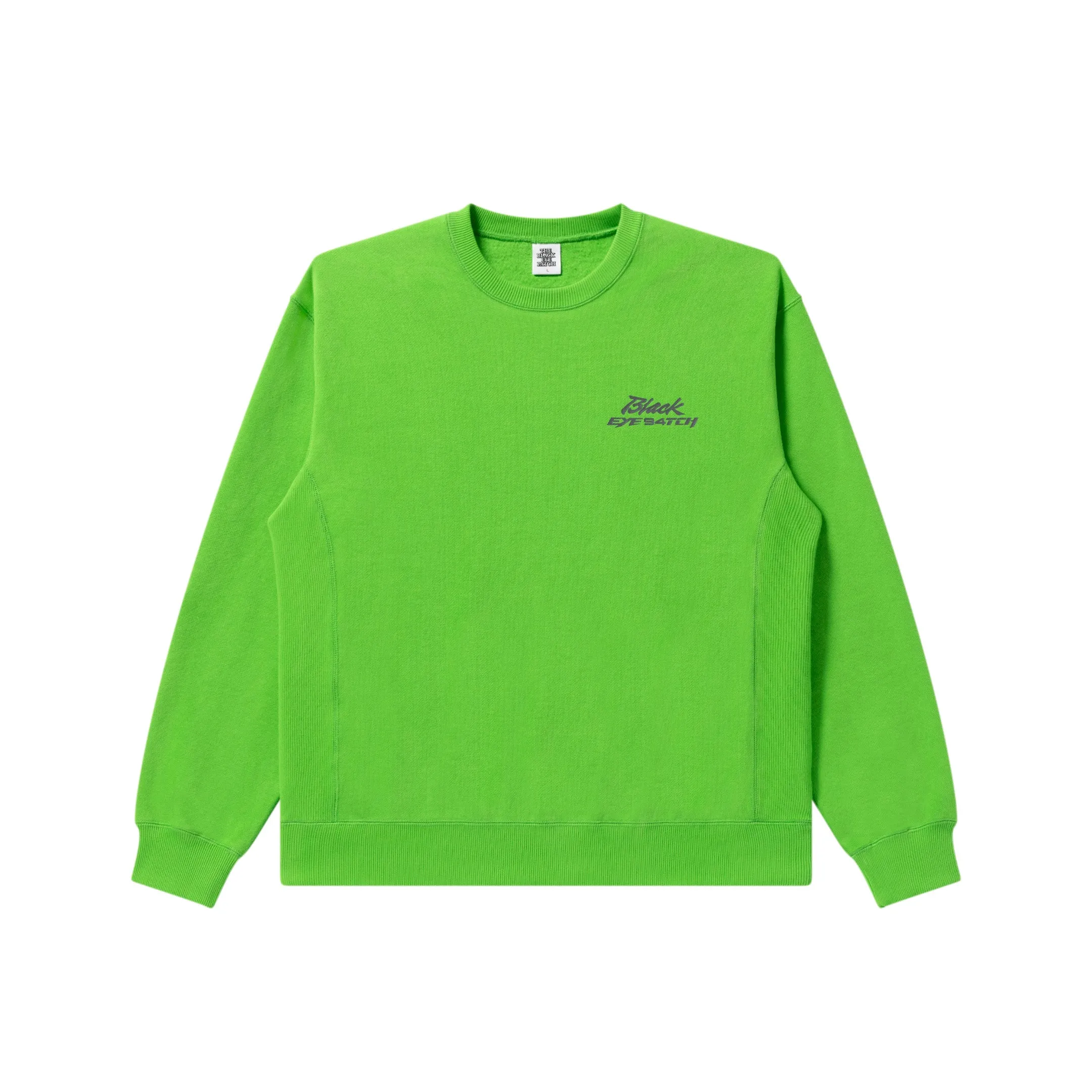 SUPERBIKE LOGO CREW SWEAT LIGHT GREEN Striped