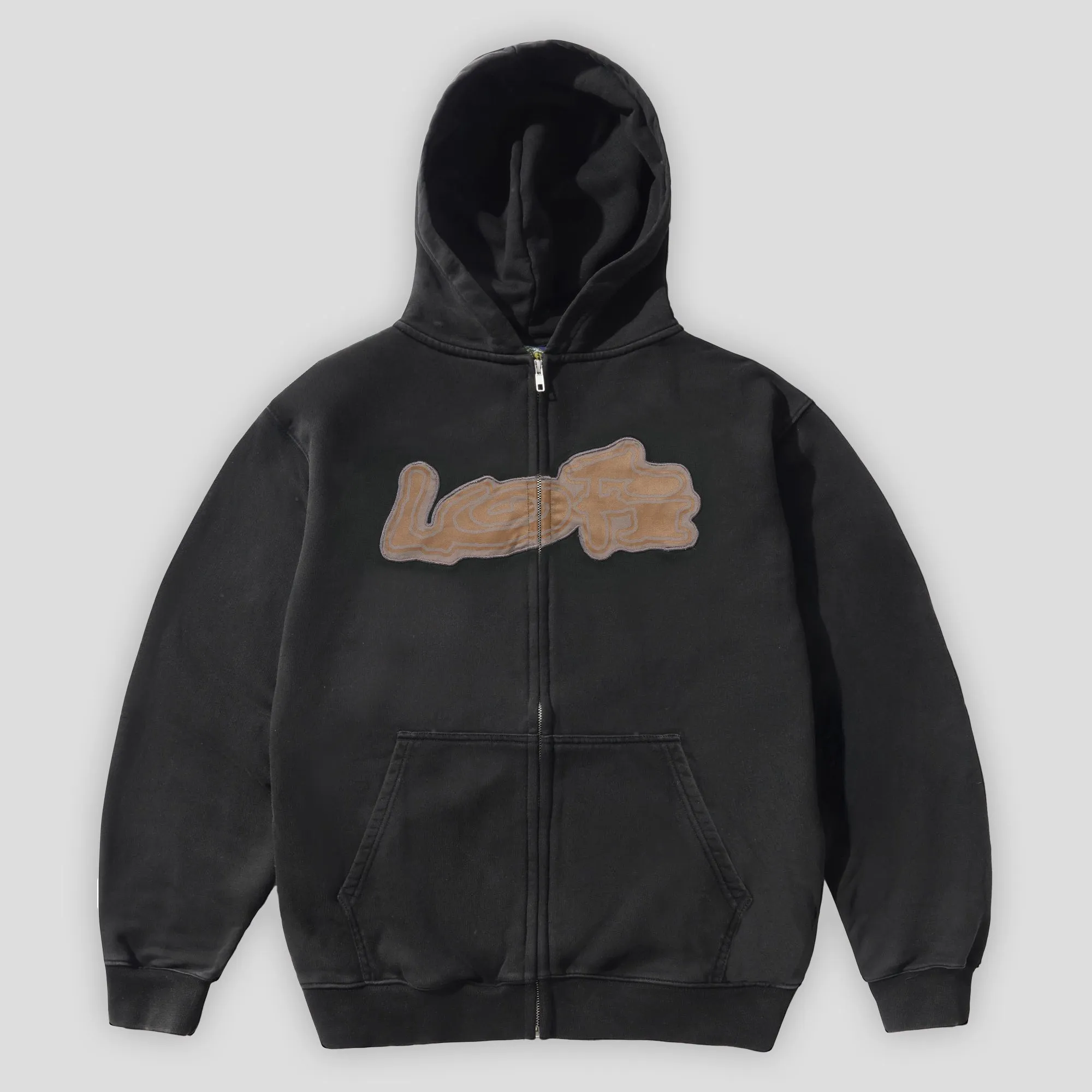 Lo-Fi Emissions Zip-Thru  Hood - Black Fun Pace