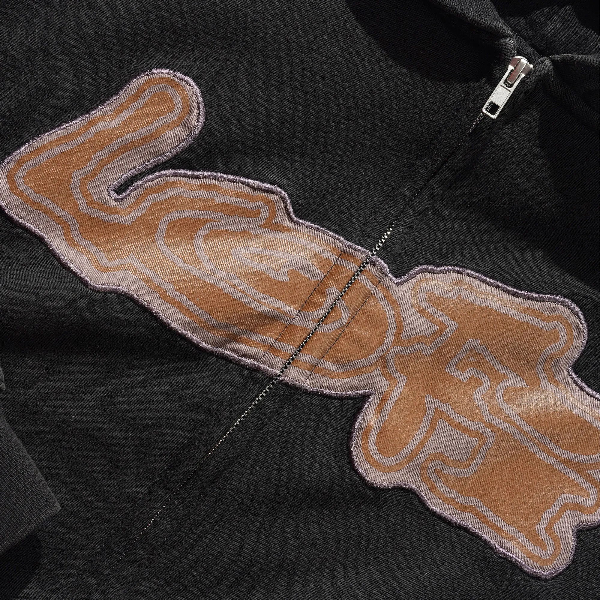 Lo-Fi Emissions Zip-Thru  Hood - Black CanvasMaterial