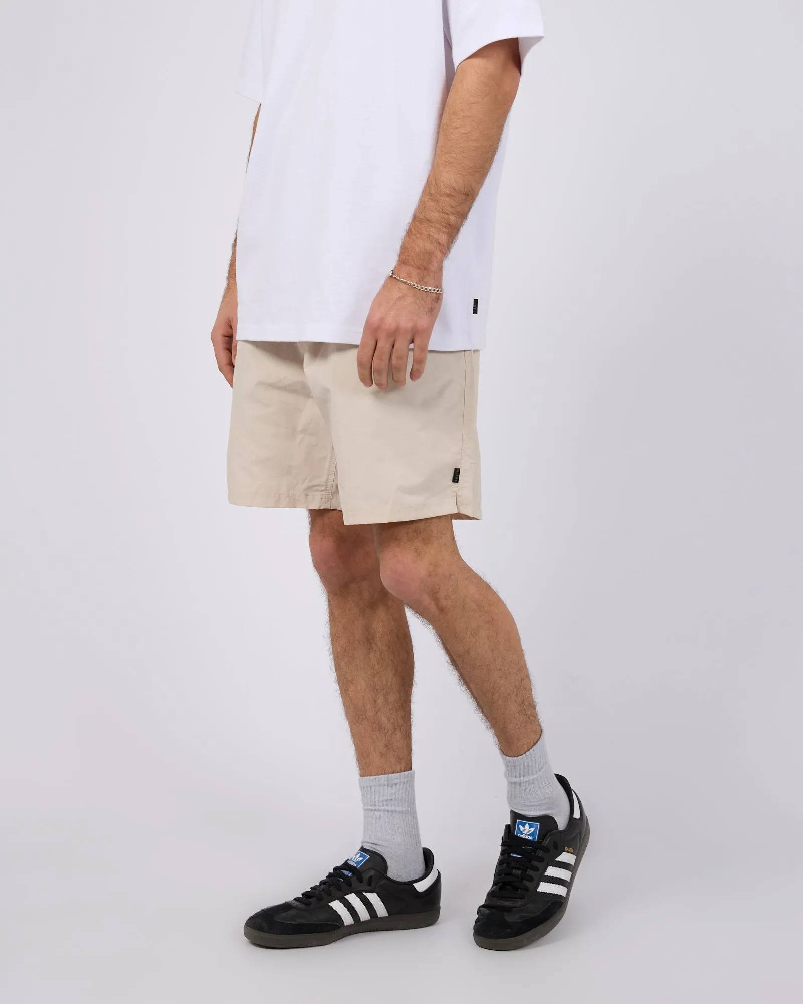 Athletic Fit Vacay Nylon Short Chalk