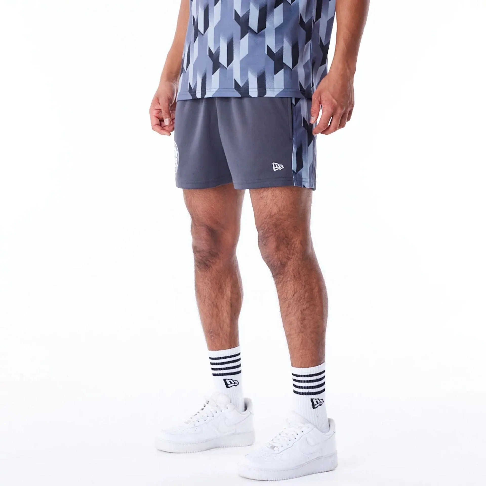 Comfortable Motion Brooklyn Nets NBA Soccer Dark Grey Short Shorts