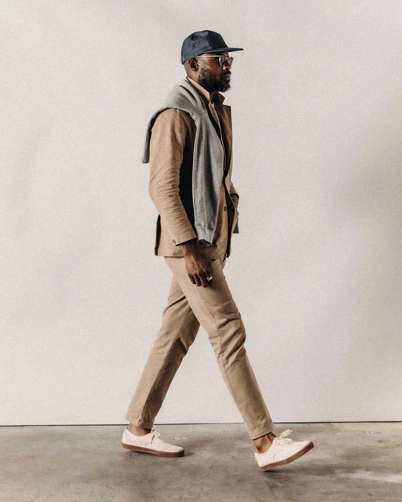 The Democratic Foundation Pant in Organic Khaki Urban Flex Movement Flex