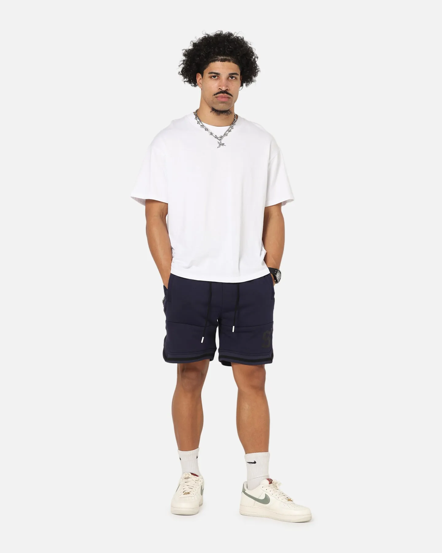 Fastening Closure Sport Comfort Saint Morta Icon X Fleece Short Indigo