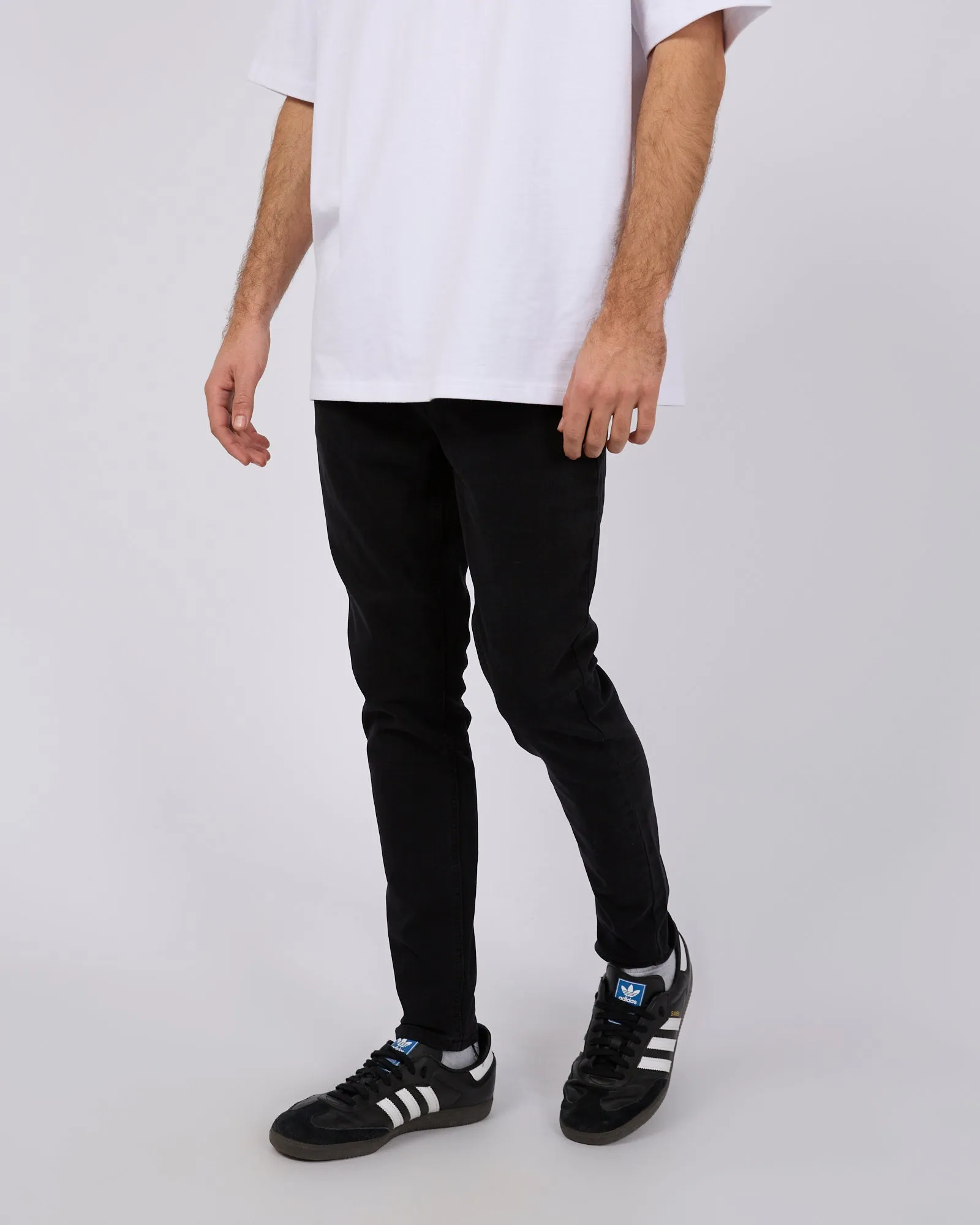 Strung Out Jean - Black Black Simple Wear