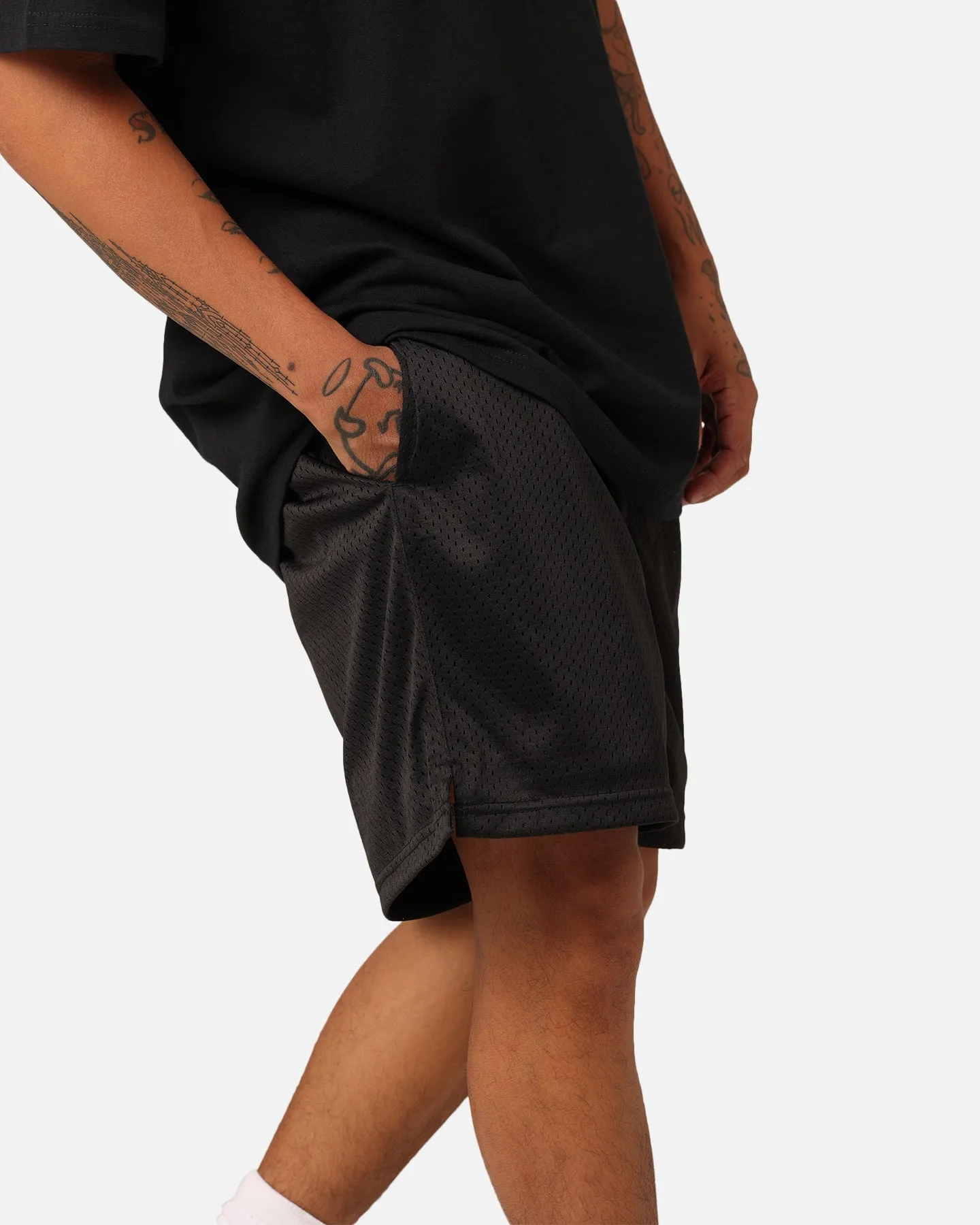 Stussy Snake Eyes Mesh Shorts Black No Cling
