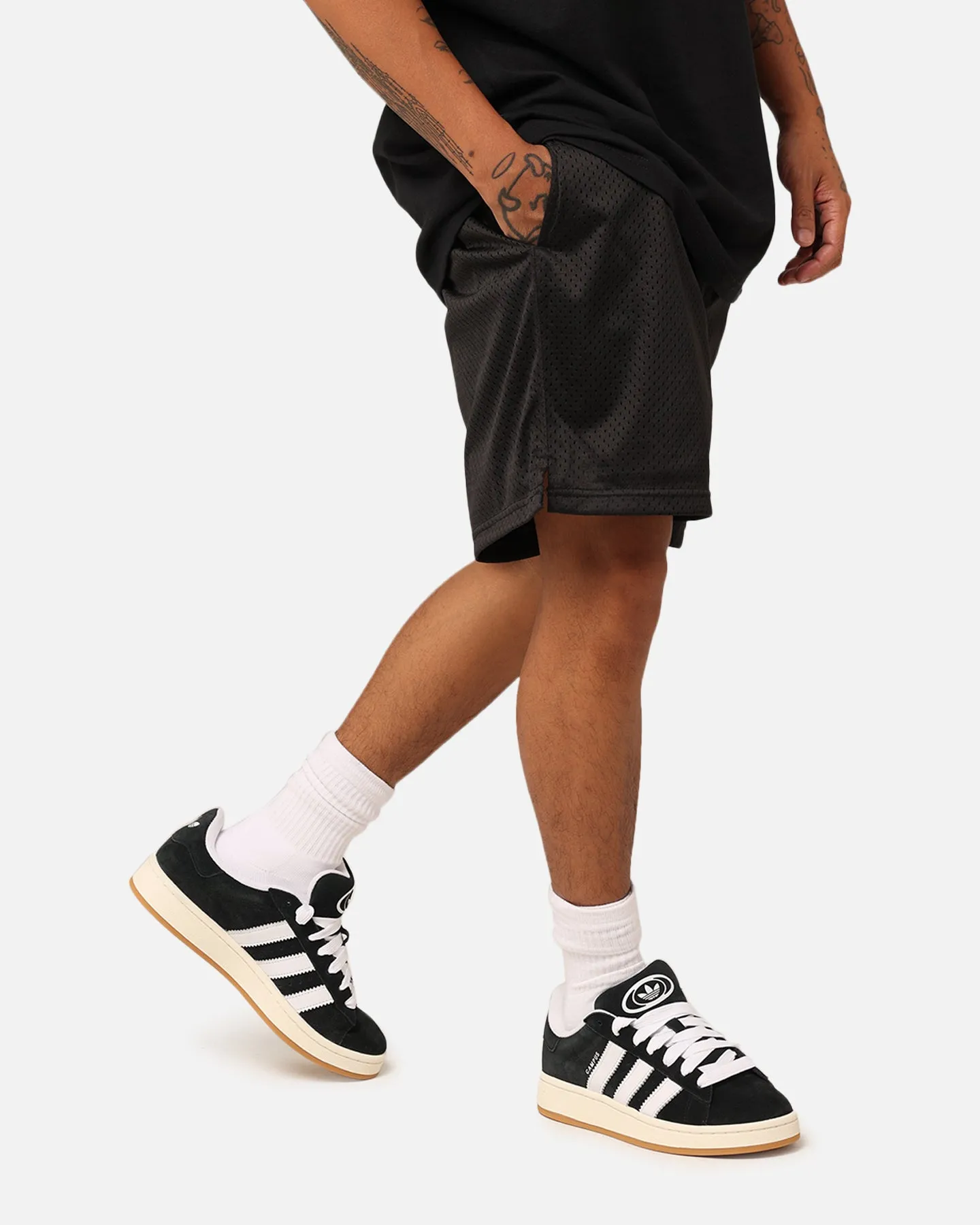 Stussy Snake Eyes Mesh Shorts Black Quick Response Fit