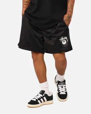 Breathable Motion Stussy Snake Eyes Mesh Shorts Black
