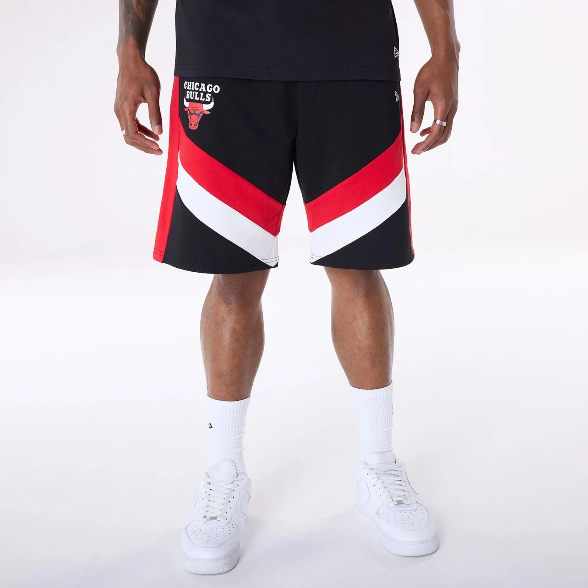 Chicago Bulls NBA Panel Black Shorts High Rise Waist floral shorts