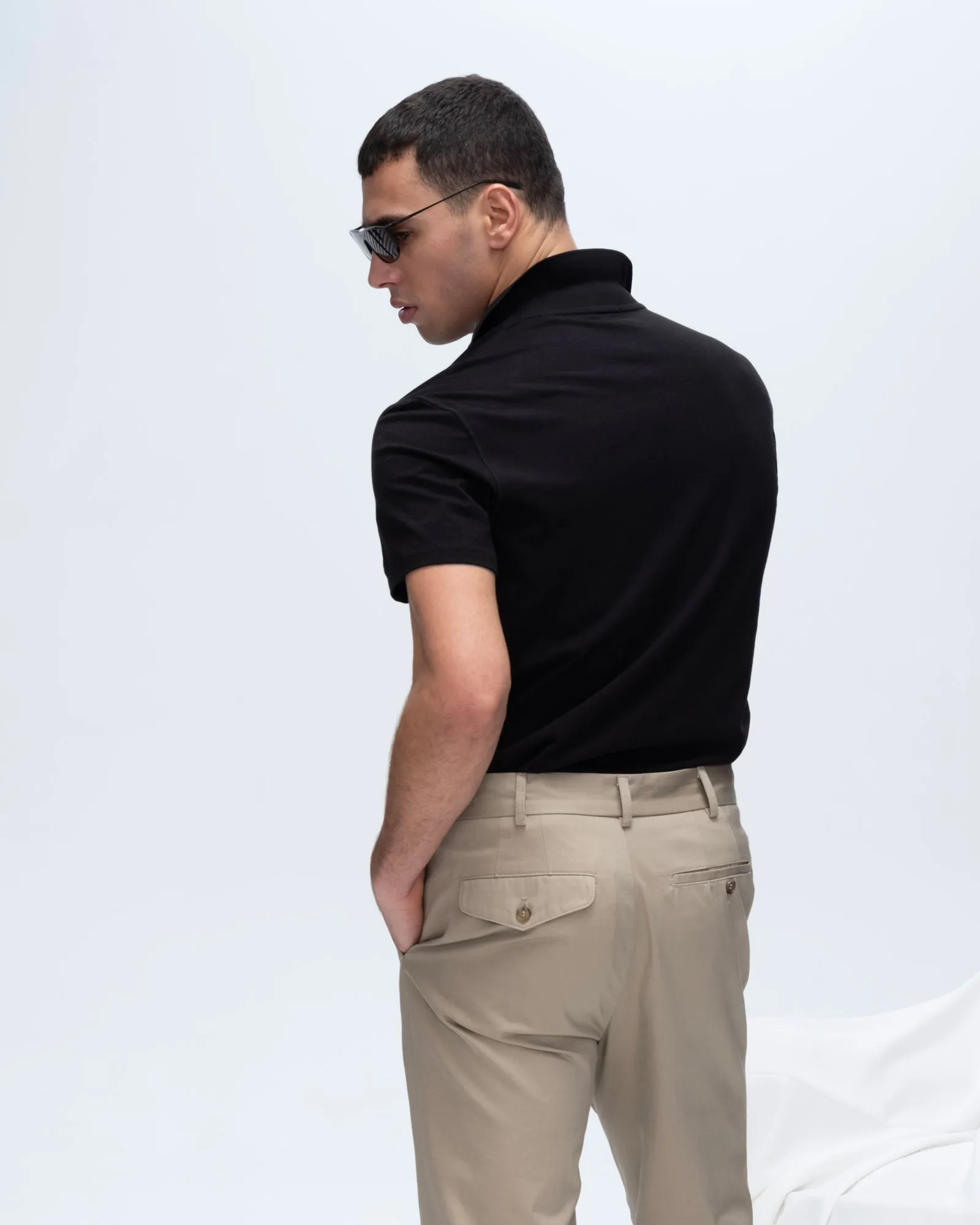 Classic Jersey Polo - Black Trendsetting