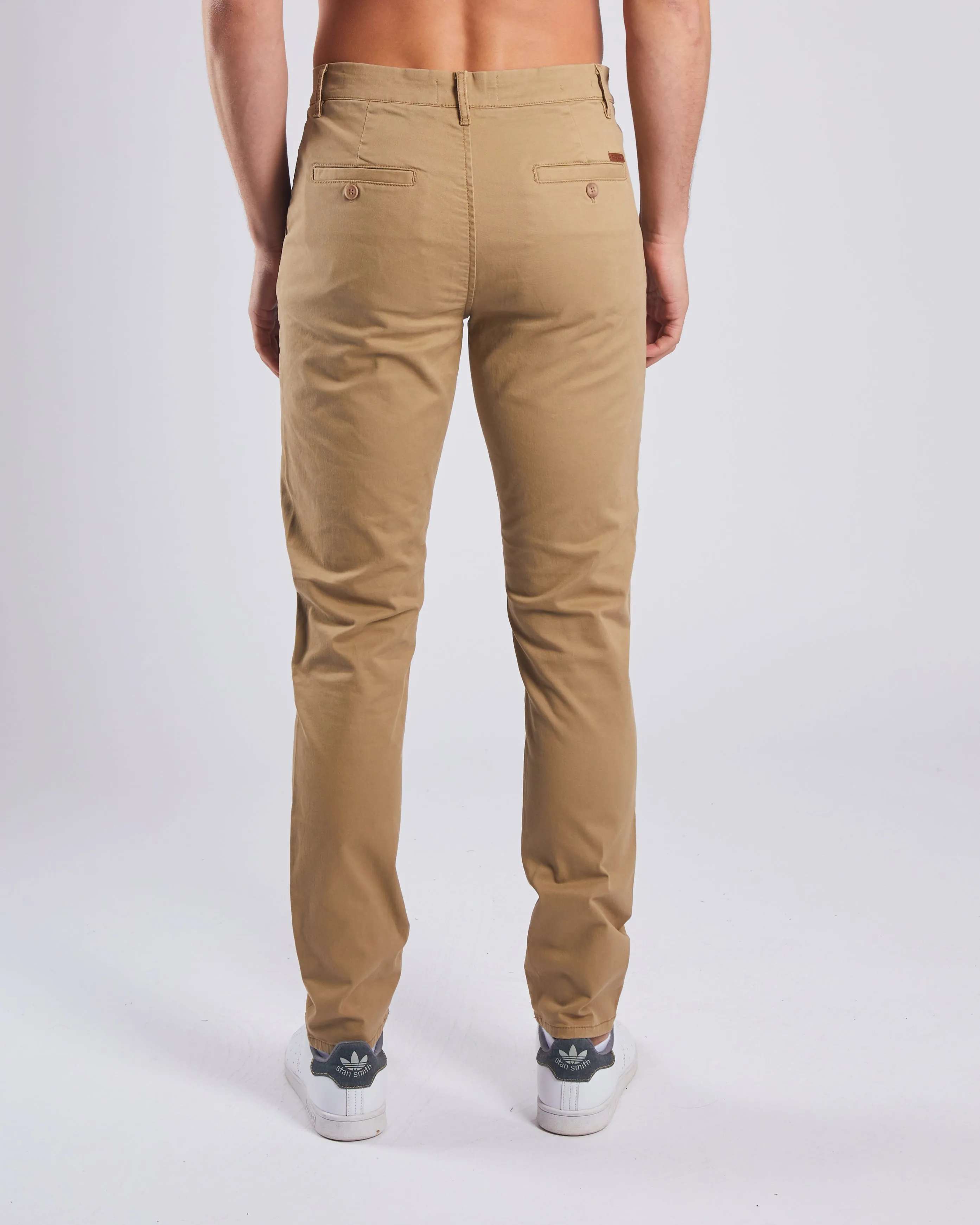 Palmer Slim Chino Cuban Brown Chic Appearance Outfit Routine