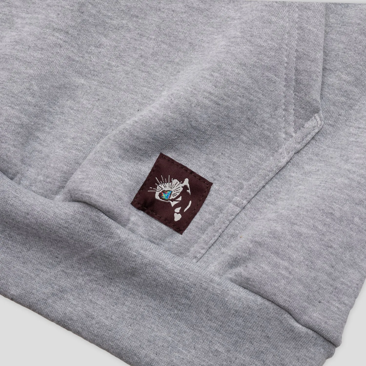 single layer Pass~Port Australian Manufactured Hoodie - Ash
