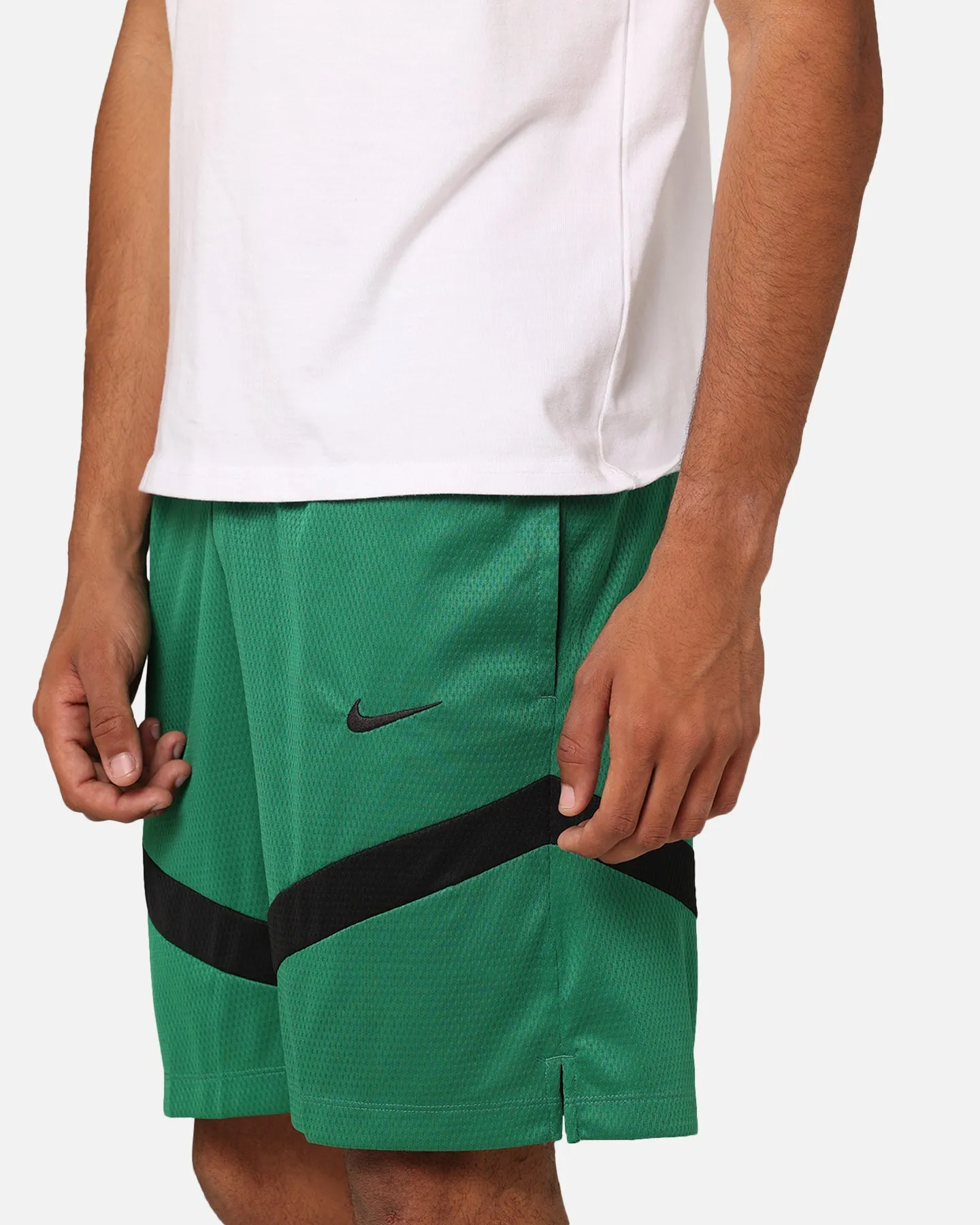 Nike Boston Celtics Dri-FIT Practice Icon  Shorts Clover/Black Seamless Integration