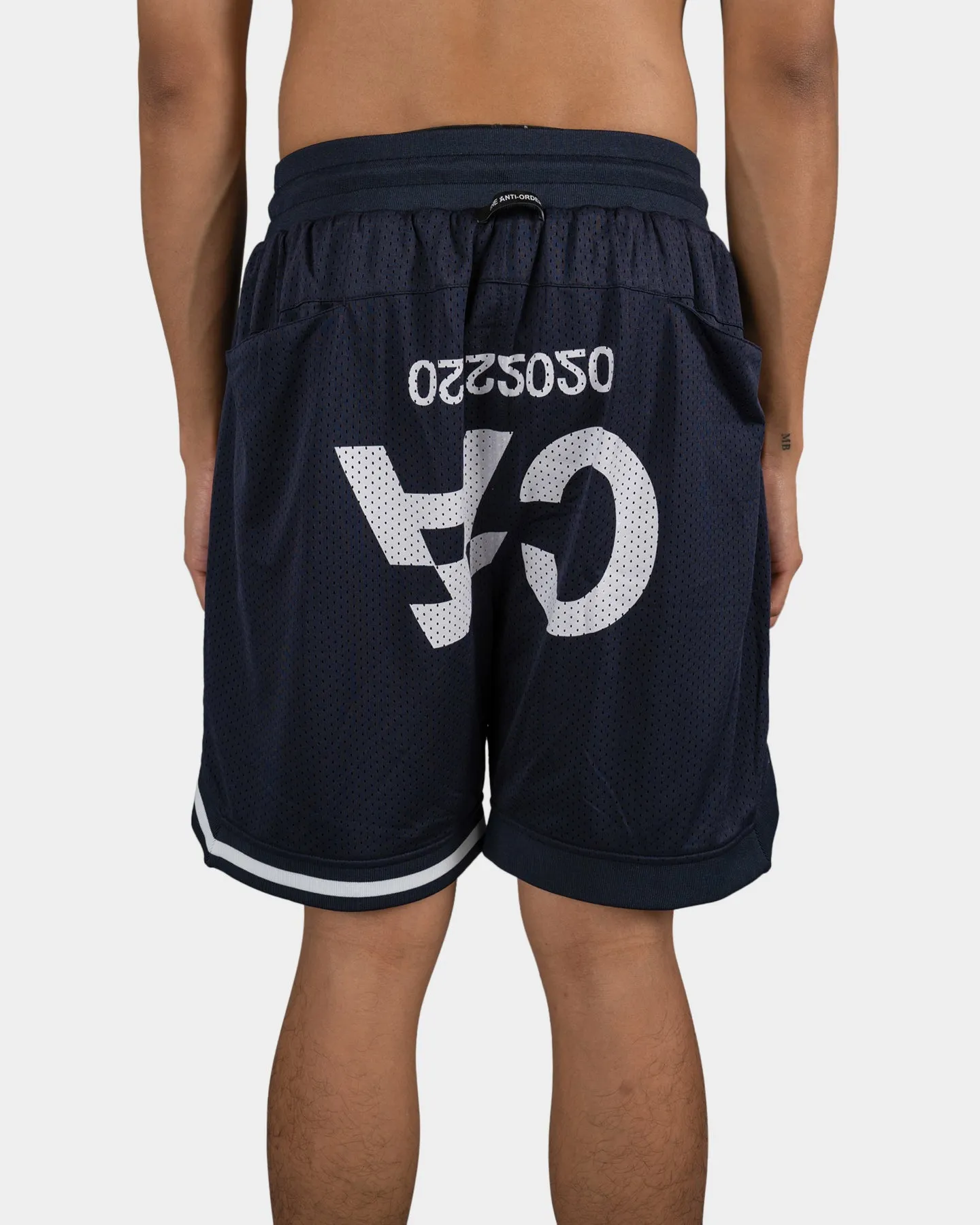 Gym apparel dance clothing The Anti Order Los Angeles Champions Basketball Short Navy/White