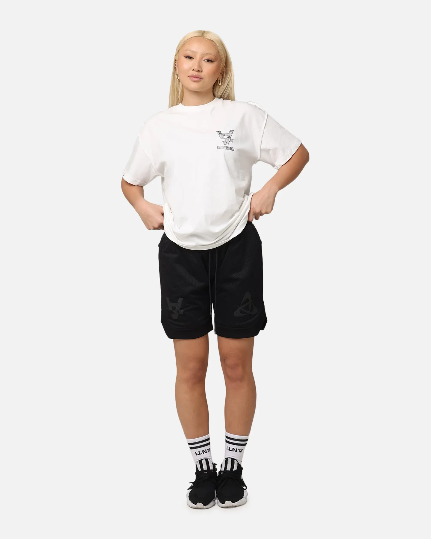 The Anti Order Atomic Basketball Shorts Black Mesh Ventilation Zones