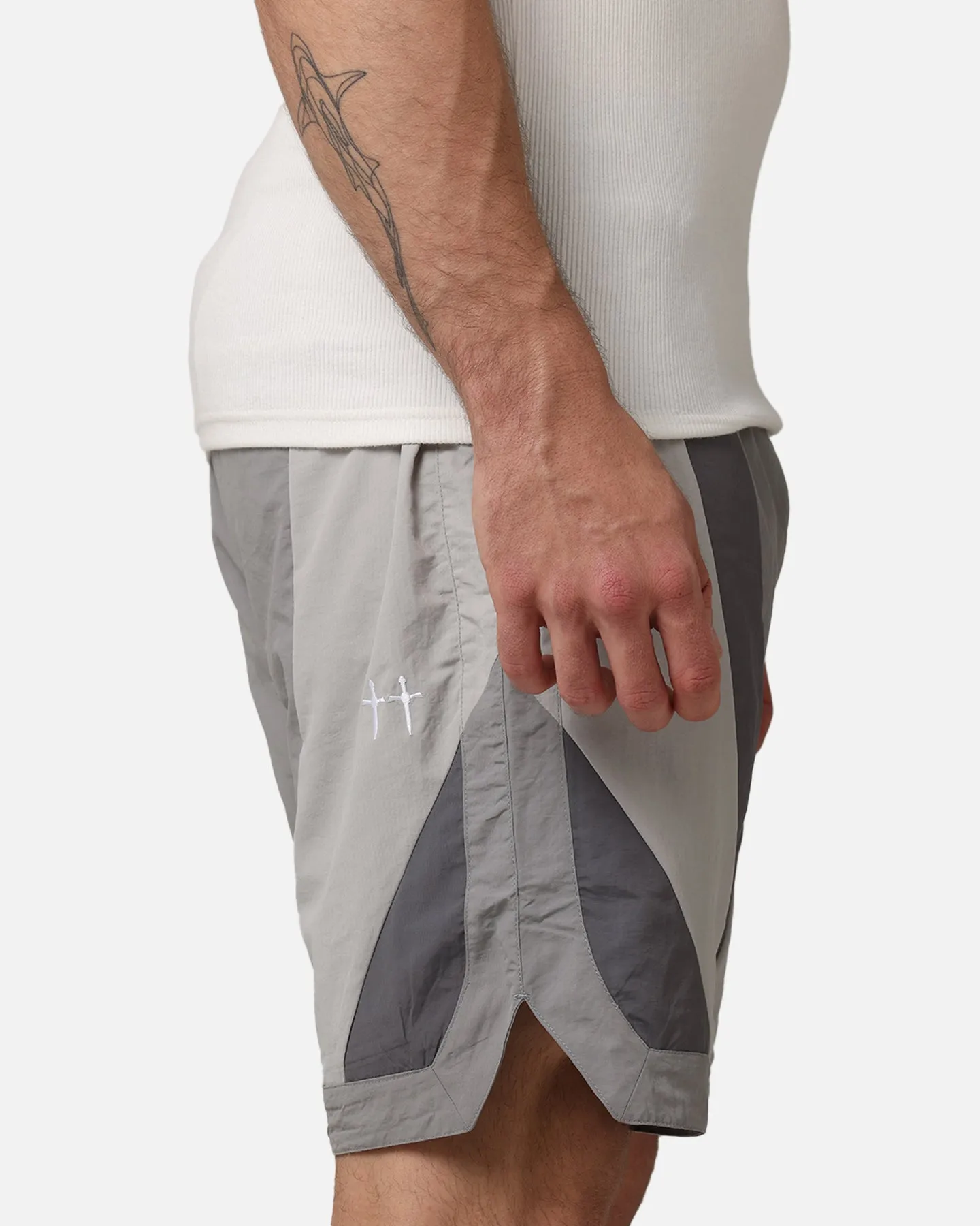 Saint Morta Holy Grail Nylon Shorts Grey Machine washable