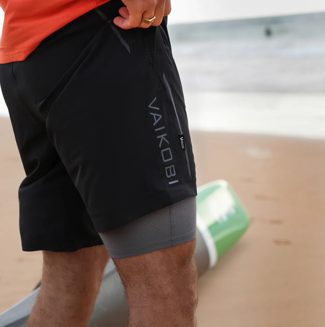 Paddle Boardies - Black Breathable Motion