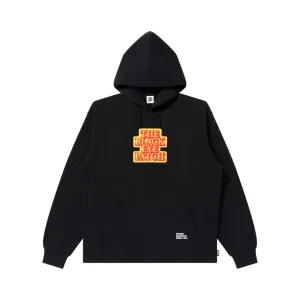 Animal Print SUPPAIMAN OG LABEL HOODIE BLACK