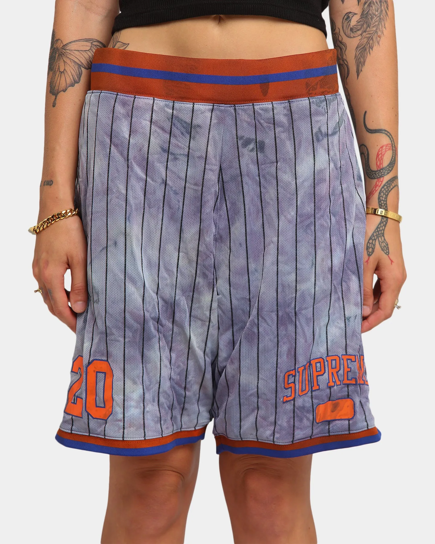 LightweightFabric Supreme Dyed Basketball Shorts Royal