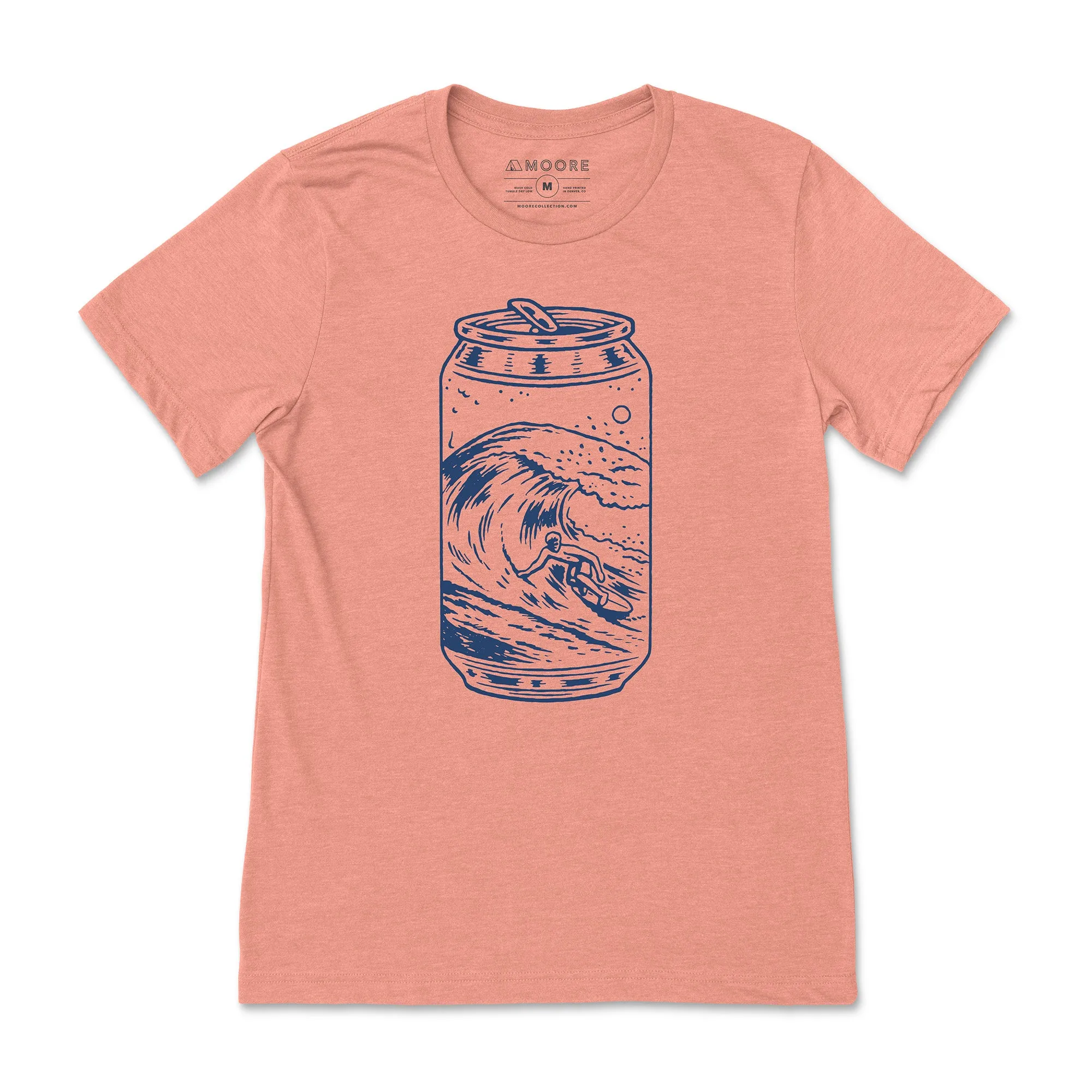 Surf Can Tee-Sunset Layered Look Wear